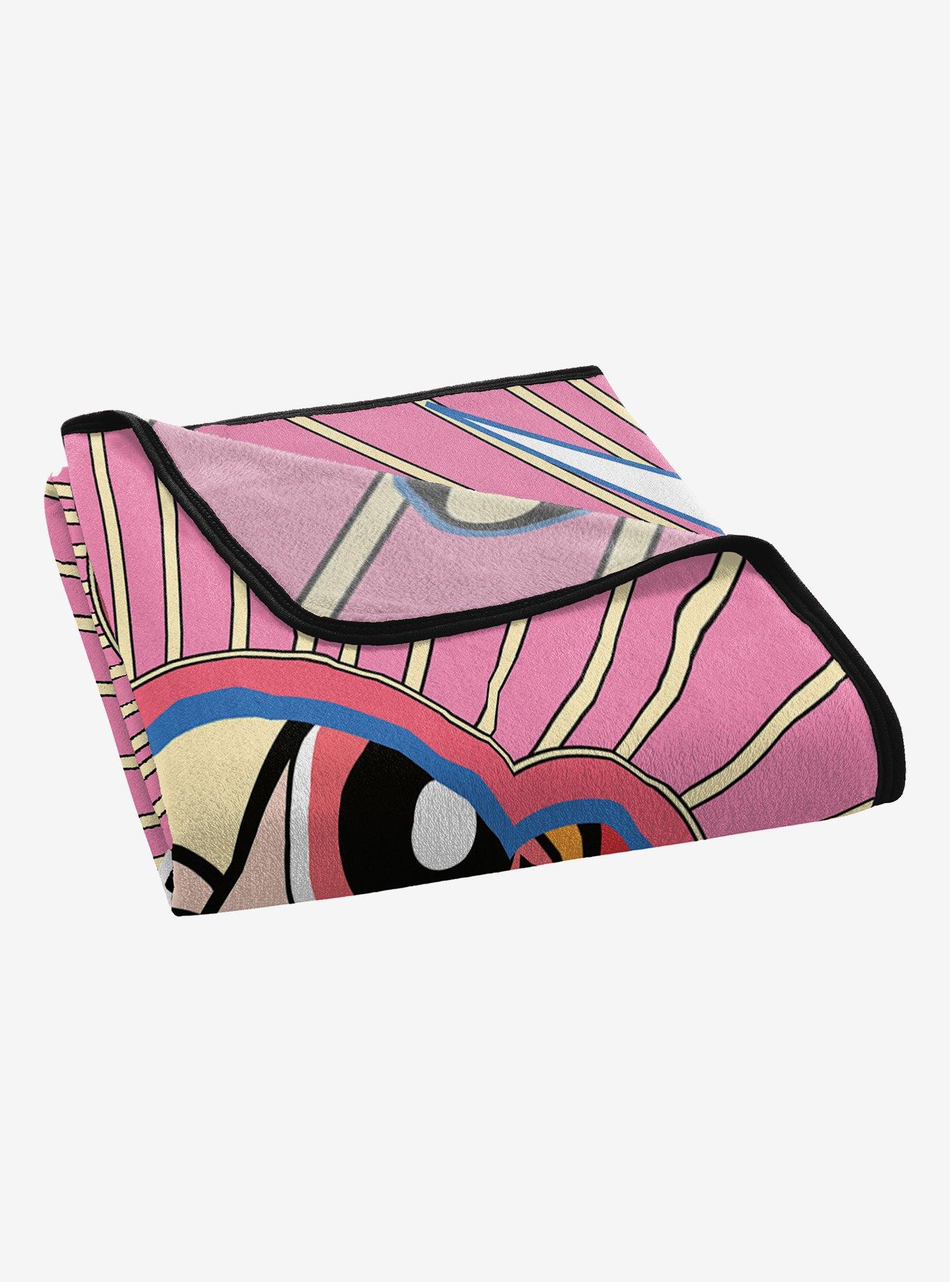 Powerpuff Girls Peeking Puffs Micro Raschel Throw, , hi-res