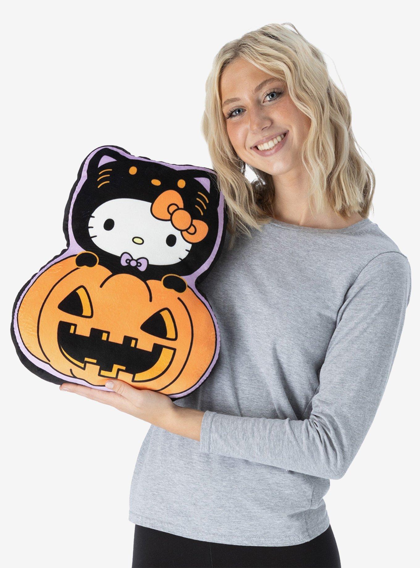 Hello Kitty Pumpkin Kitty Travel Cloud Pillow, , hi-res