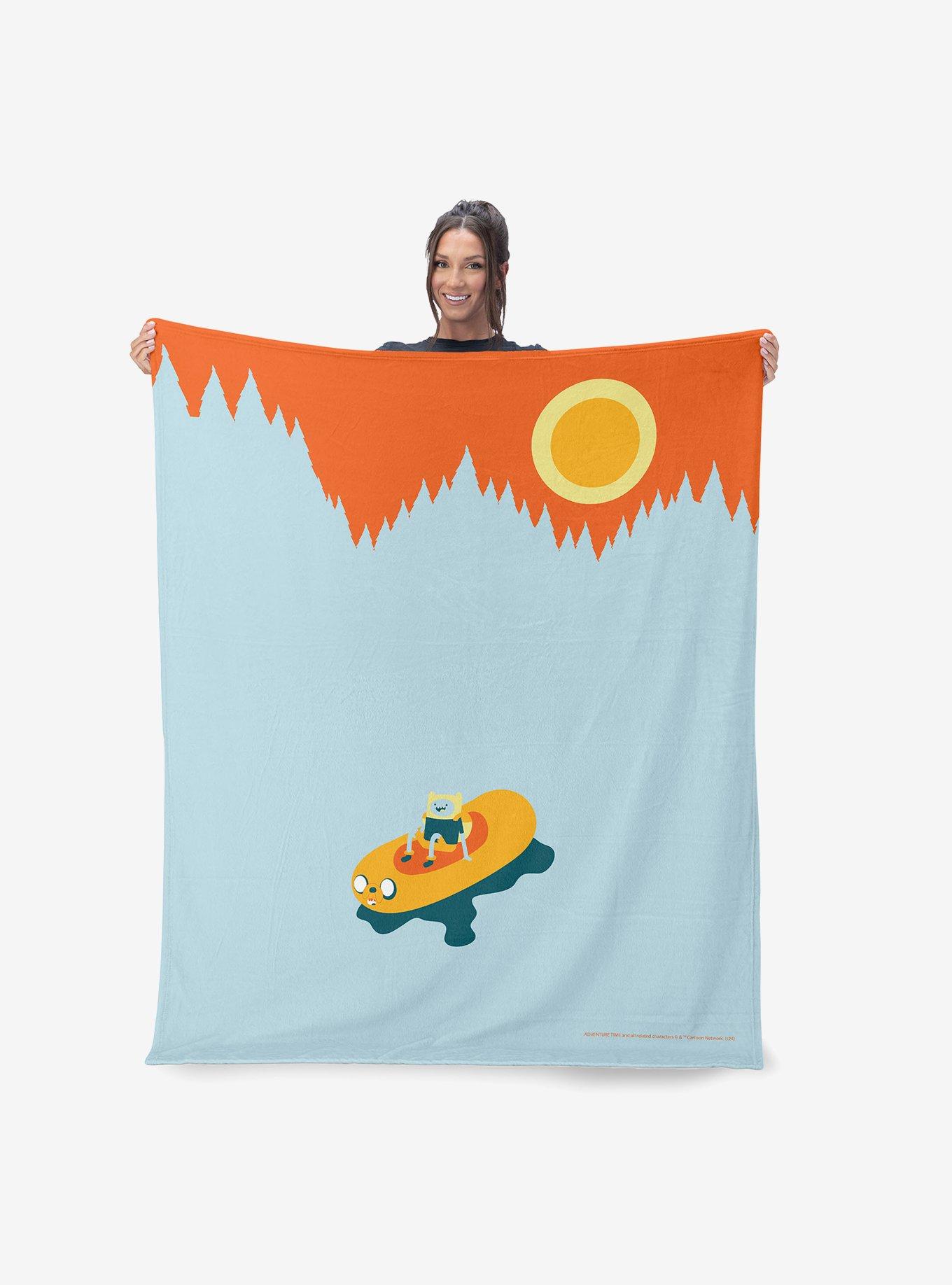 Adventure Time On An Adventure Silk Touch Throw Blanket, , hi-res