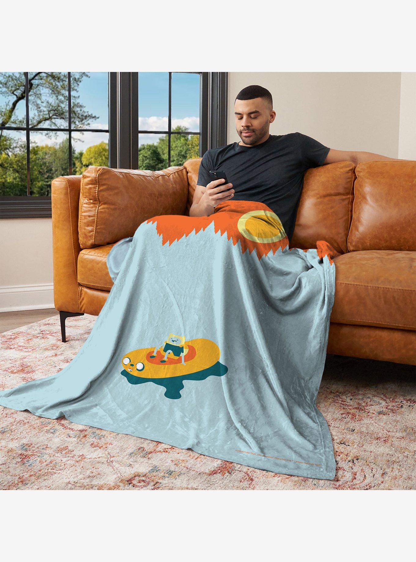 Adventure Time On An Adventure Silk Touch Throw Blanket, , alternate