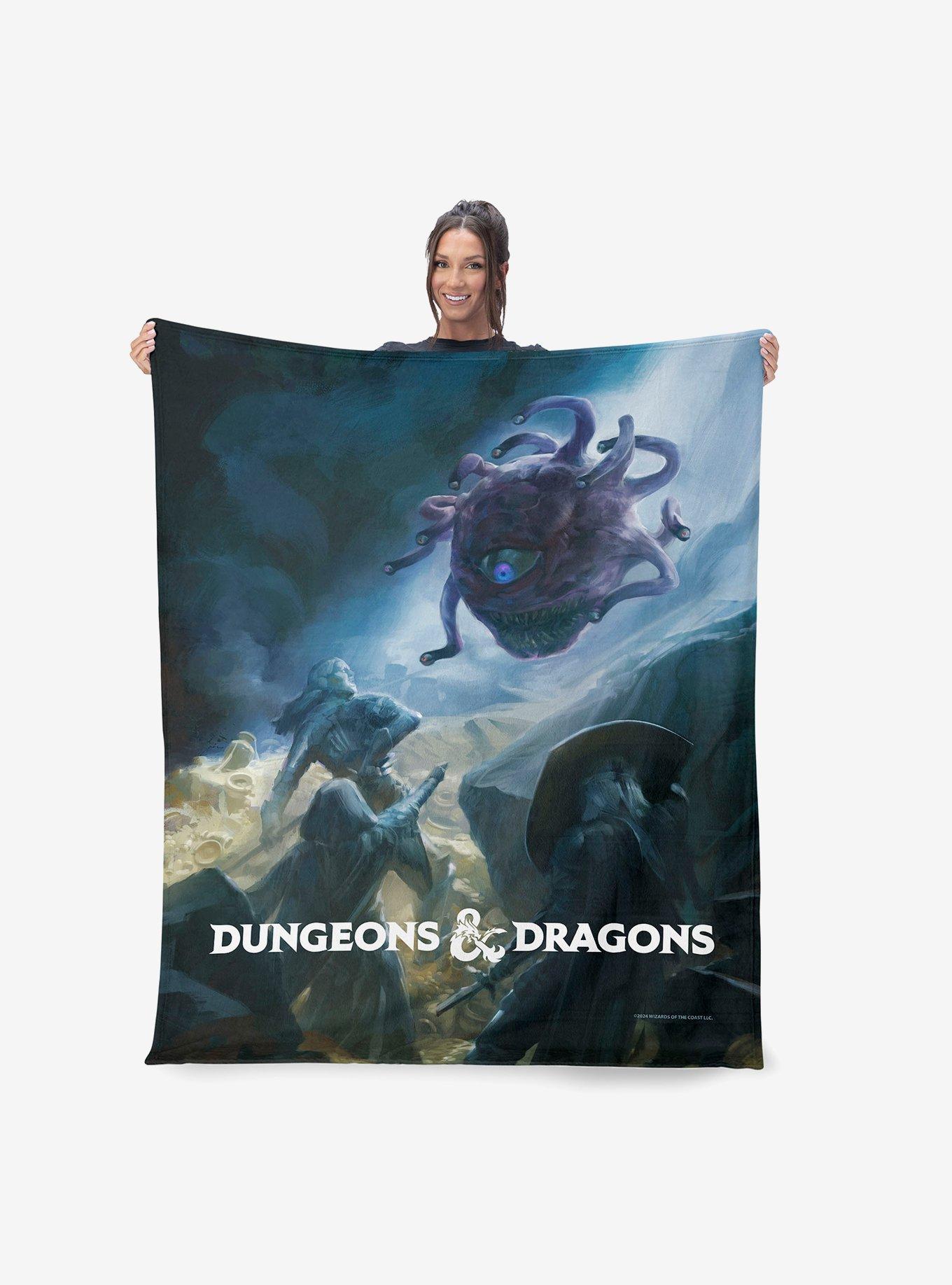 Dungeons & Dragons Epic Vision Beholder and the Treasure Silk Touch Throw Blanket, , hi-res