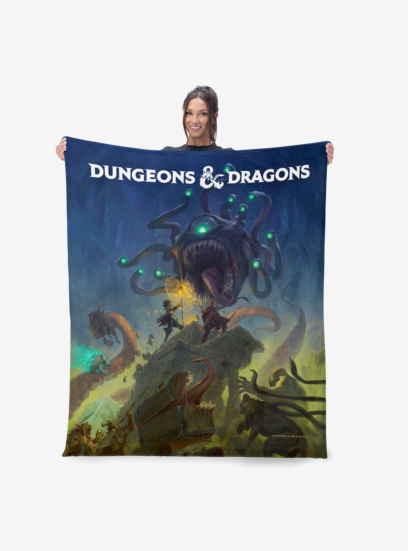 Dungeons & Dragons Epic Vision Beholder Attack Silk Touch Throw Blanket, , hi-res