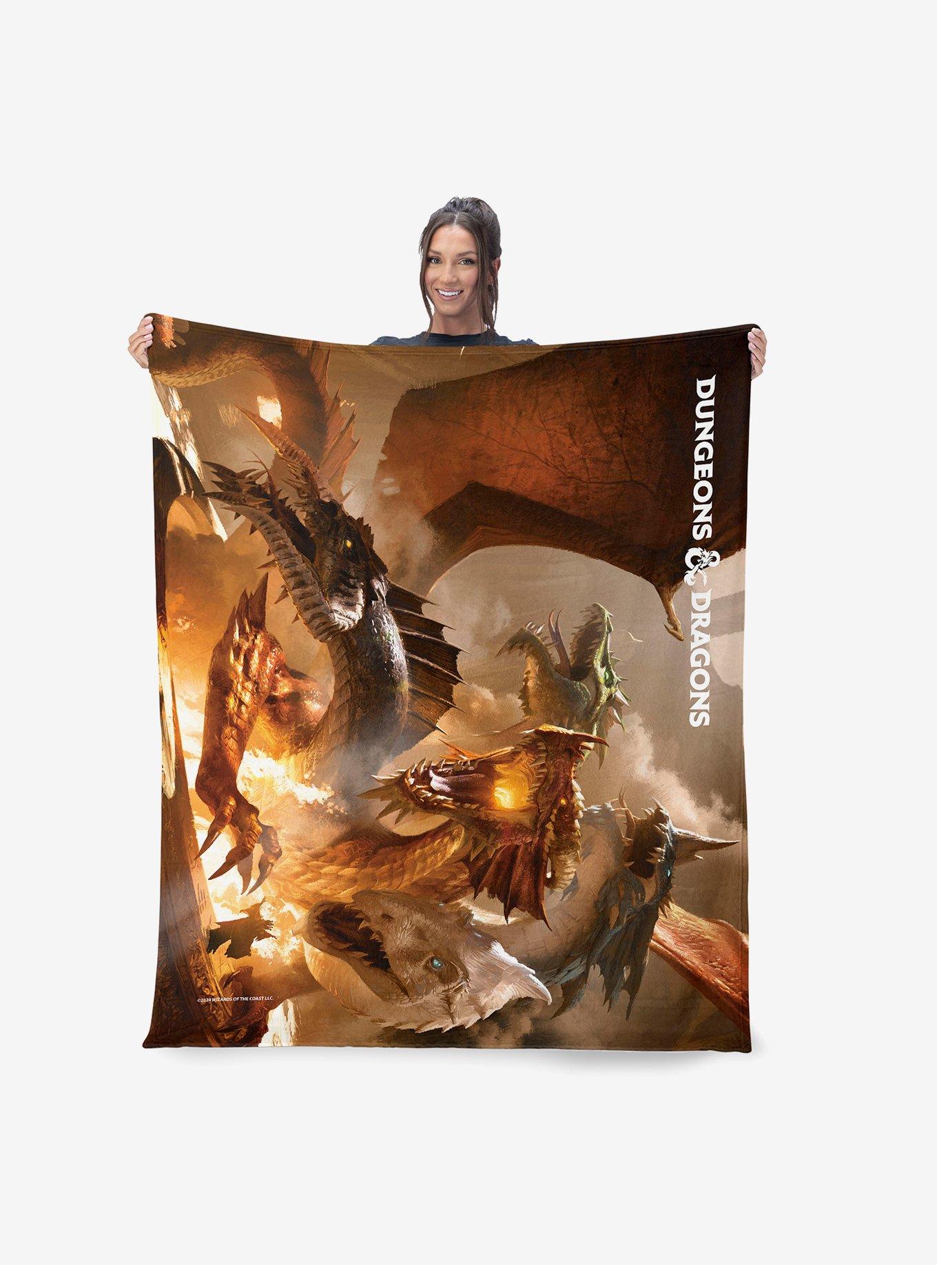 Dungeons & Dragons Epic Vision Tiamat Silk Touch Throw Blanket, , hi-res