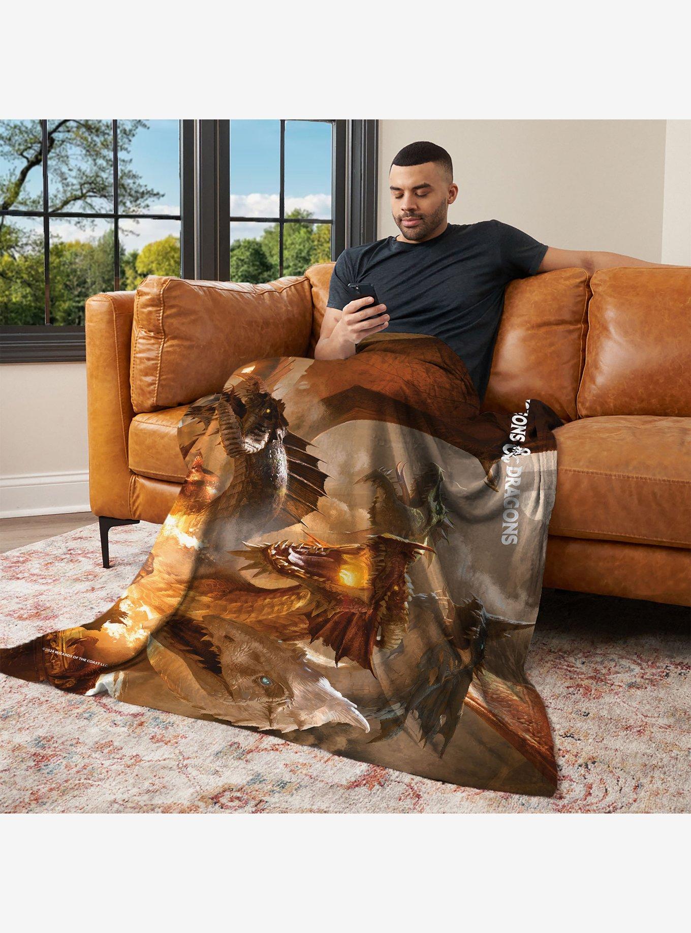Dungeons & Dragons Epic Vision Tiamat Silk Touch Throw Blanket, , alternate