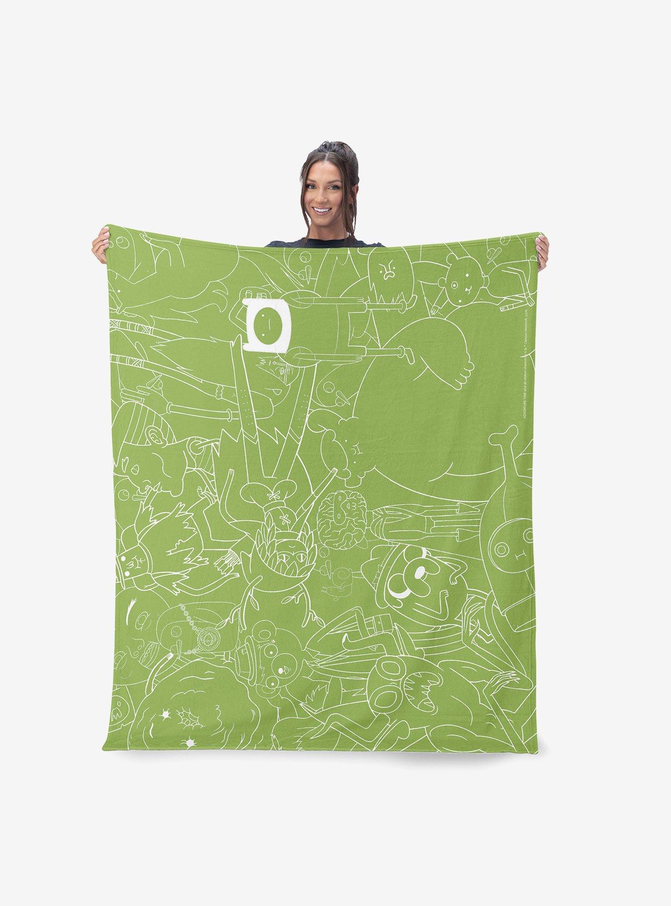 Adventure Time Friends All Over Silk Touch Throw Blanket, , hi-res