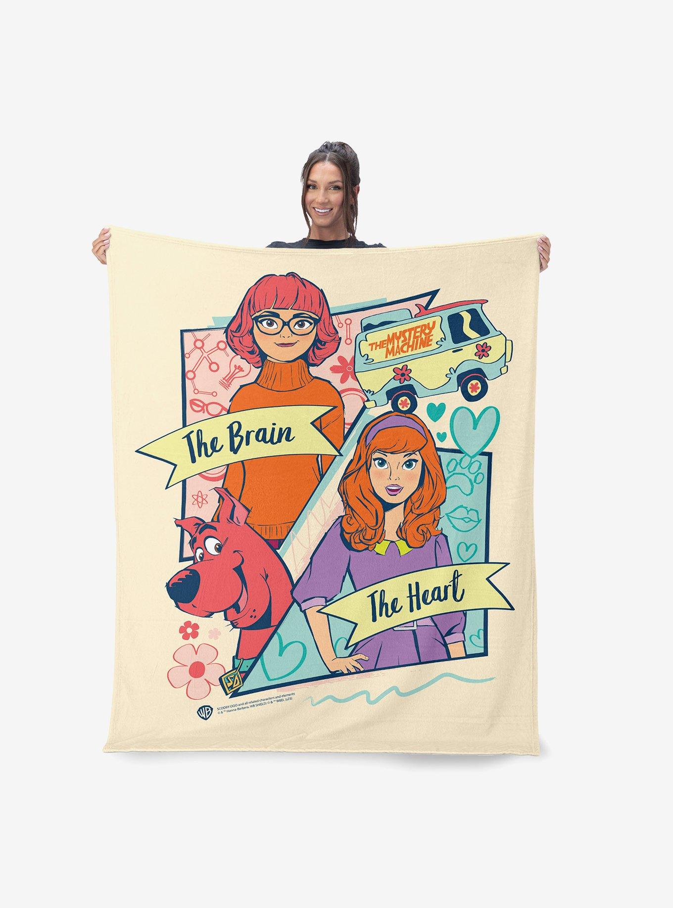 Scooby-Doo! Brain And Heart Silk Touch Throw Blanket, , hi-res