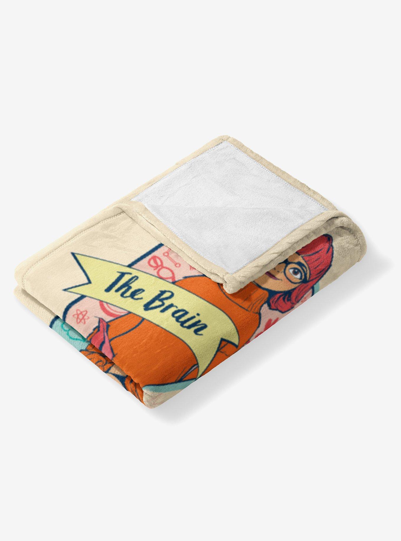 Scooby-Doo! Brain And Heart Silk Touch Throw Blanket, , alternate