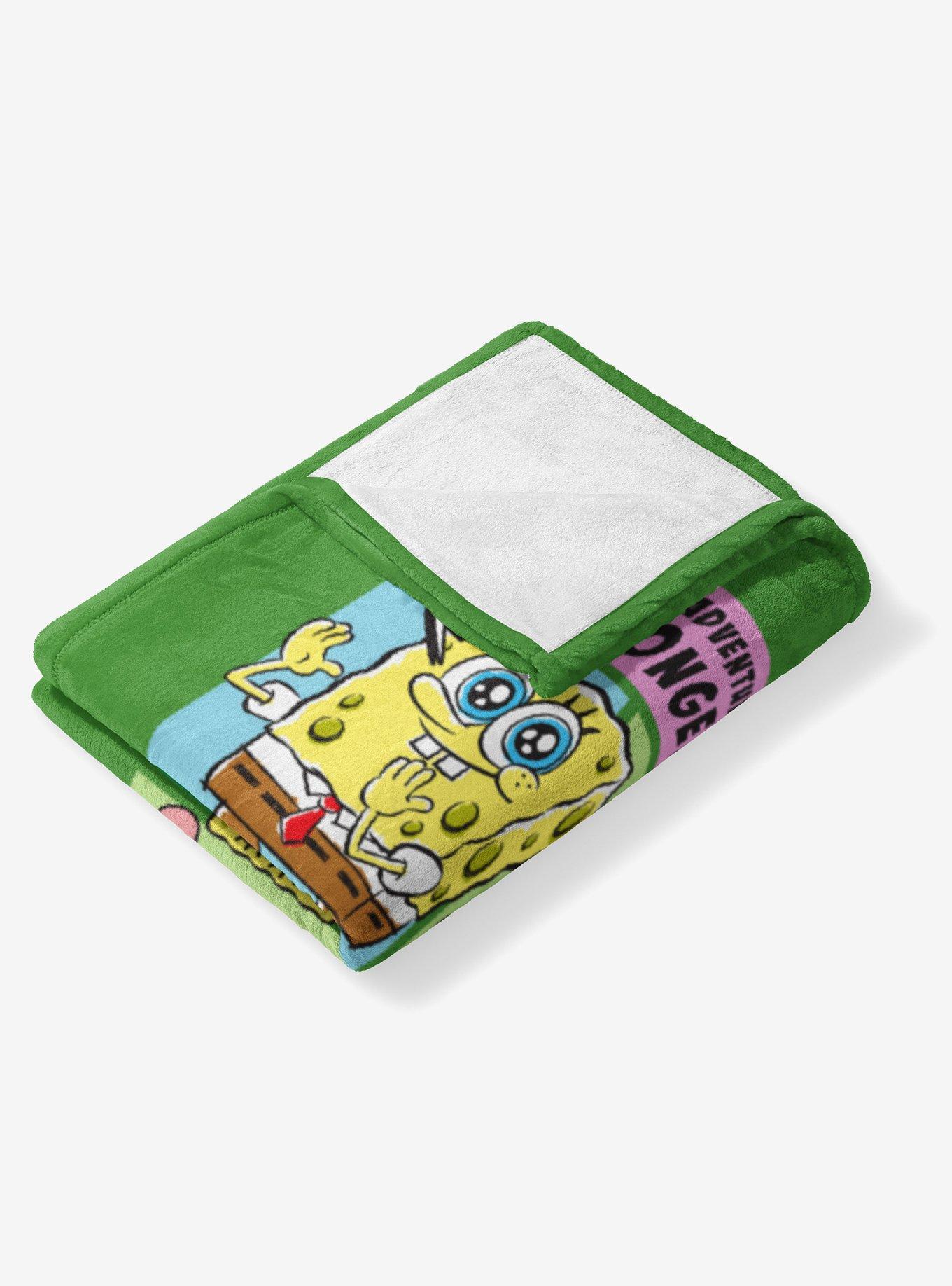 SpongeBob SquarePants Adventures Of SpongeBob Silk Touch Throw Blanket, , alternate