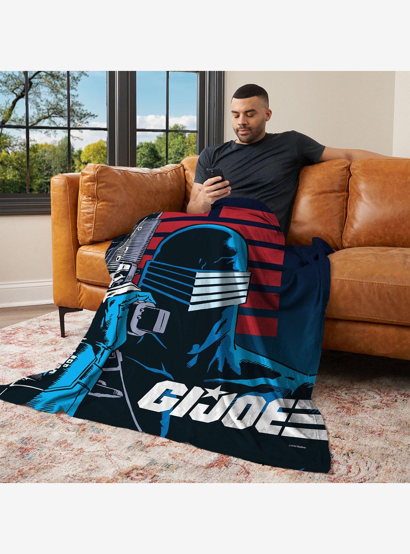 GI Joe Snake Eyes' Clan Silk Touch Throw Blanket, , alternate