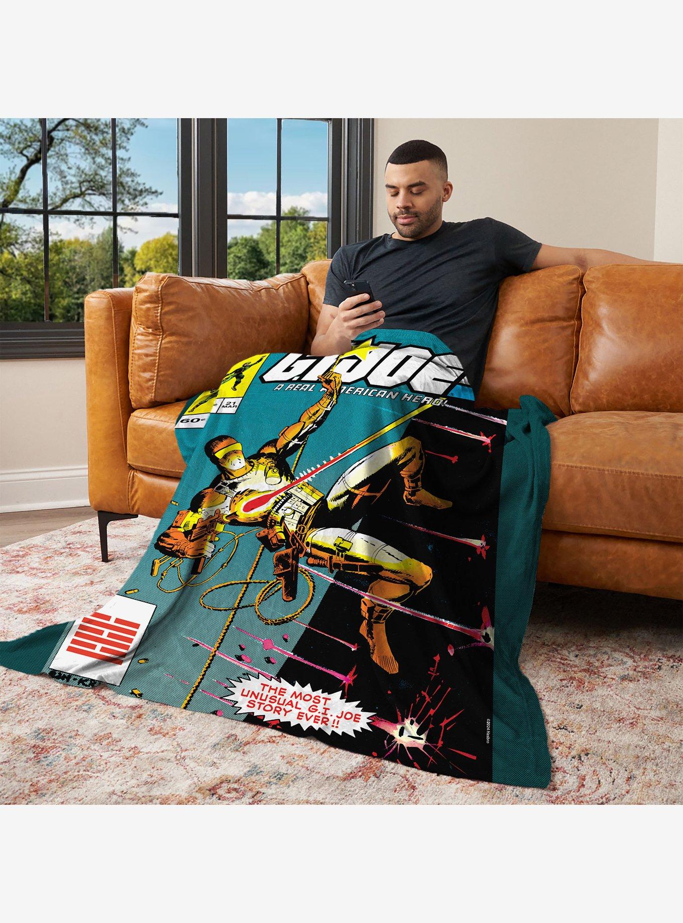 GI Joe Comics Unusual Story Silk Touch Throw Blanket, , alternate
