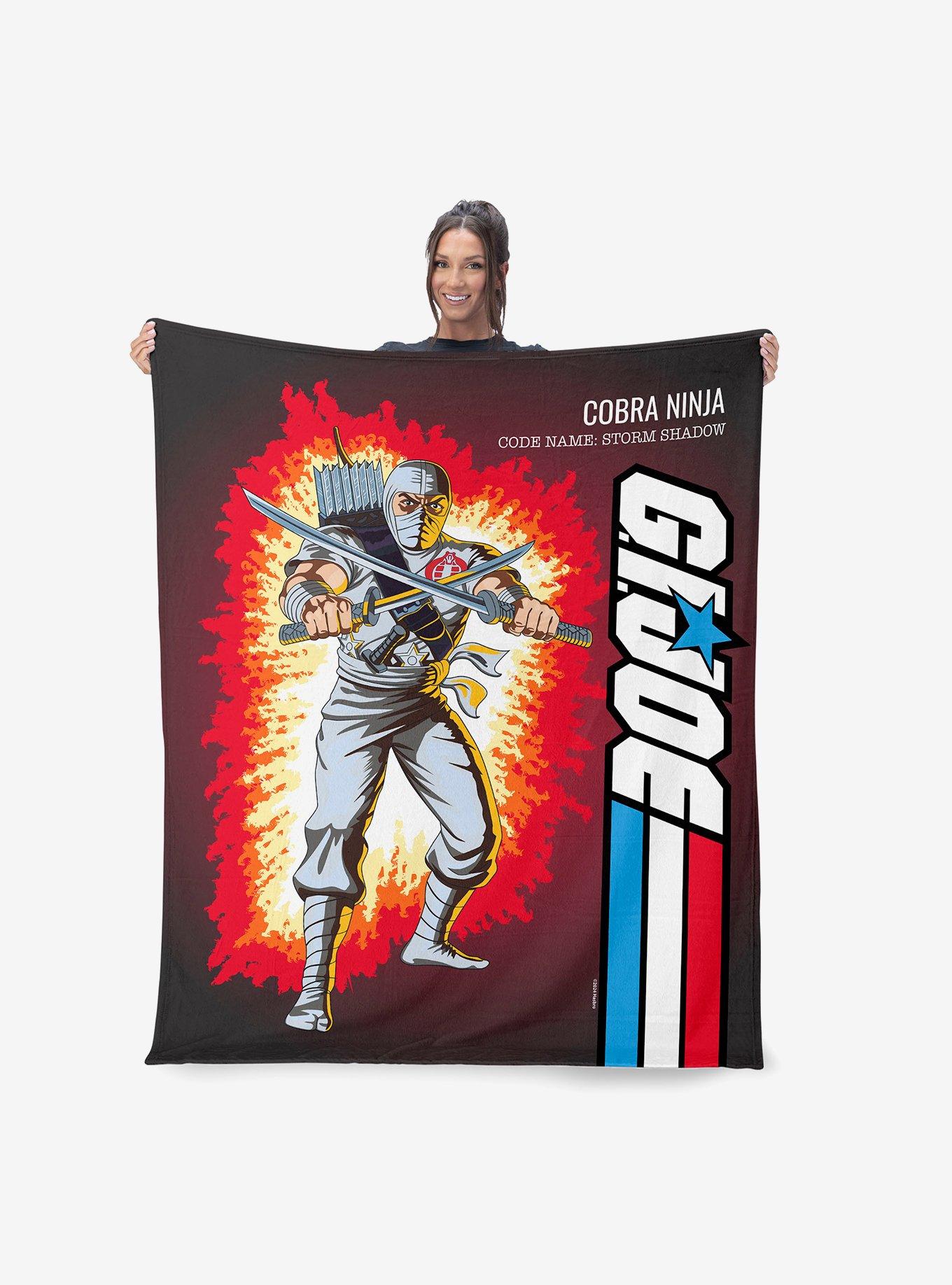 GI Joe Classic Flashback Storm Shadow Silk Touch Throw Blanket, , hi-res