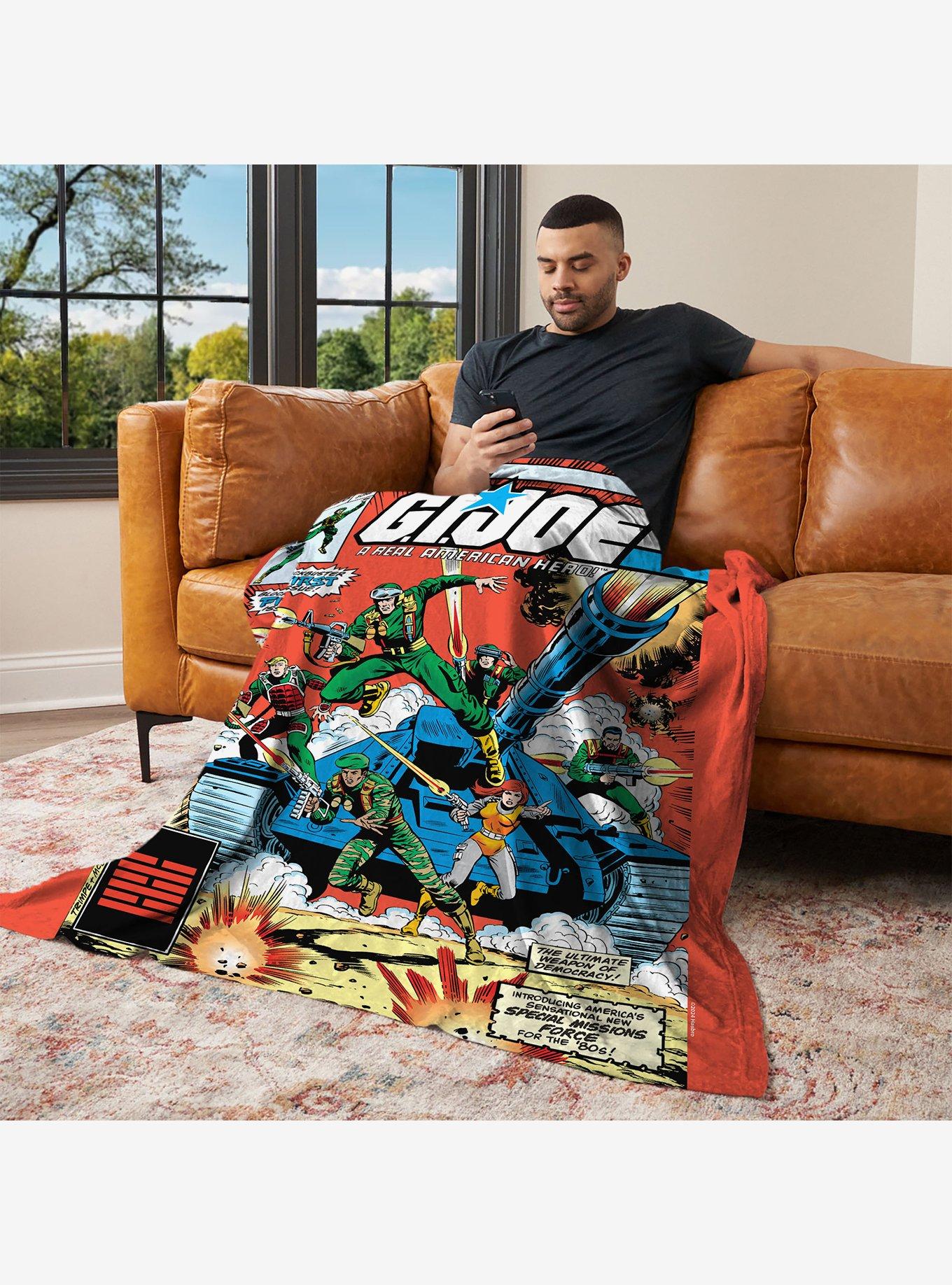 GI Joe Comics Issue 1 Silk Touch Throw Blanket, , alternate