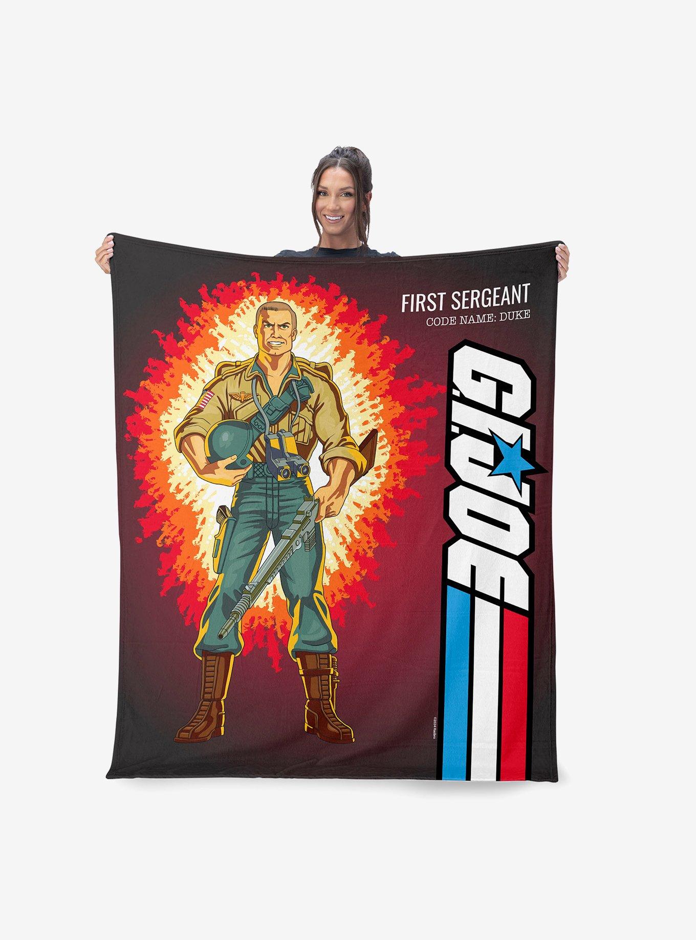 GI Joe Classic Flashback Duke Silk Touch Throw Blanket, , hi-res