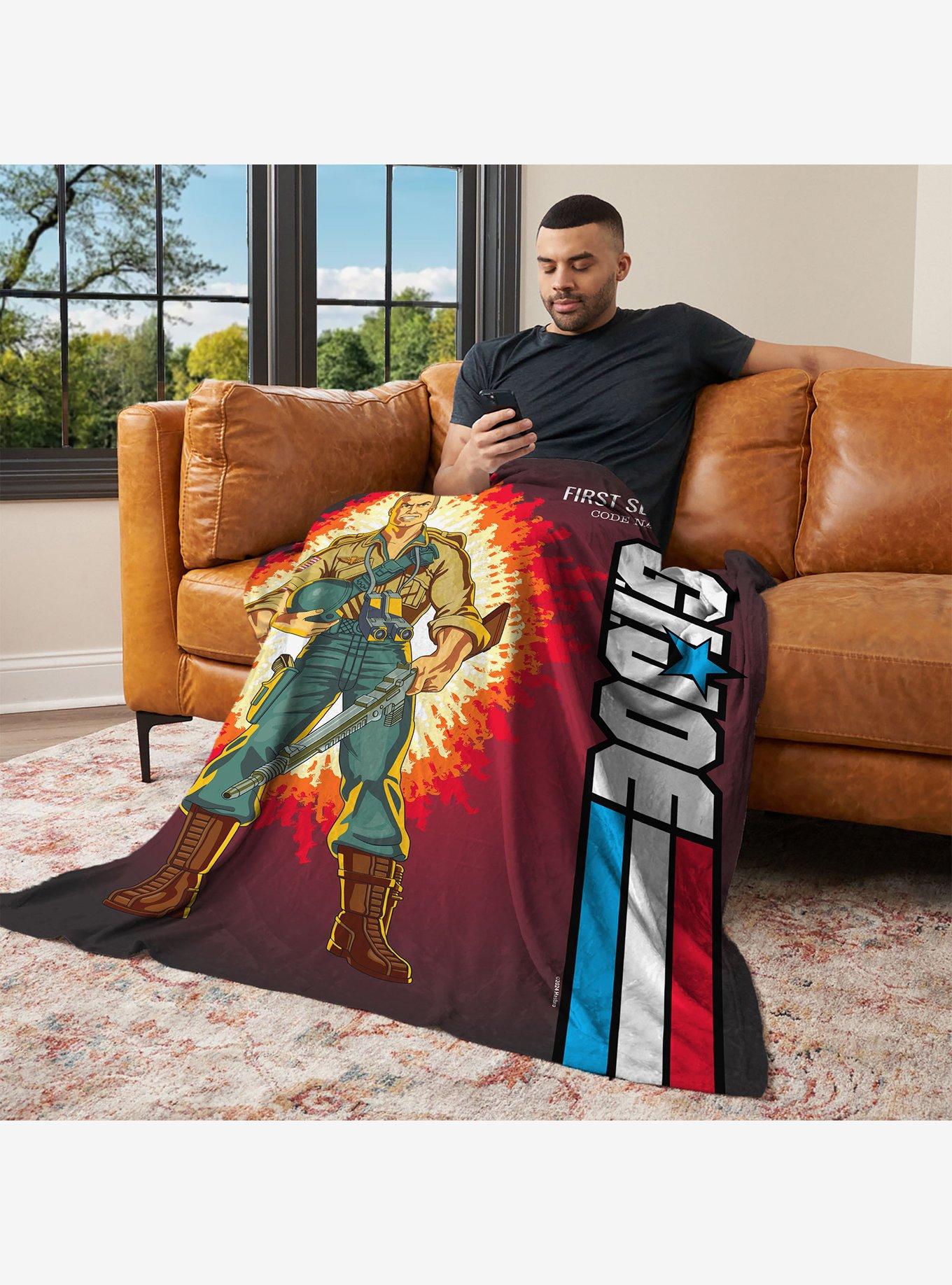 GI Joe Classic Flashback Duke Silk Touch Throw Blanket, , alternate