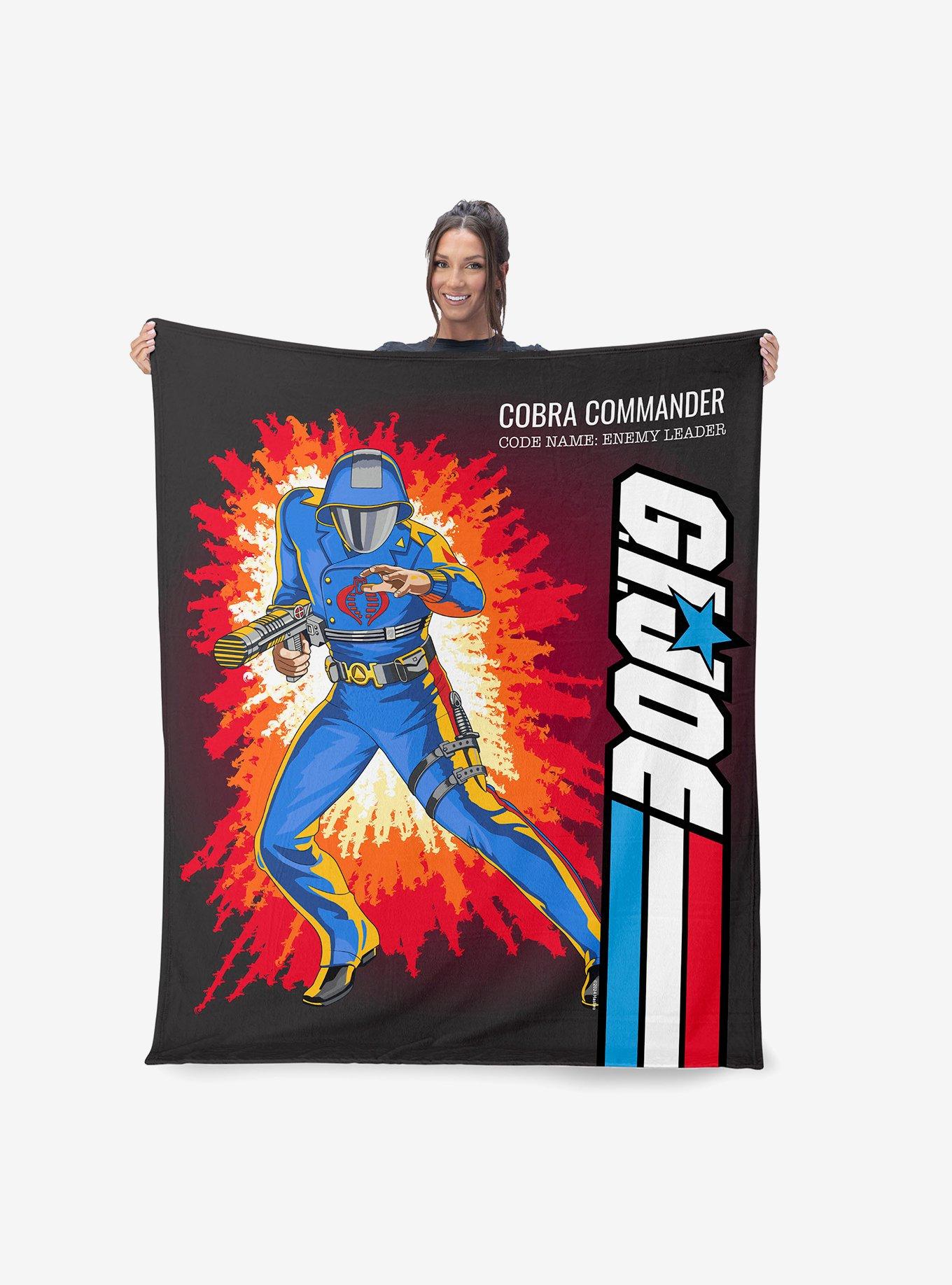 GI Joe Classic Flashback Cobra Commander Silk Touch Throw Blanket, , hi-res