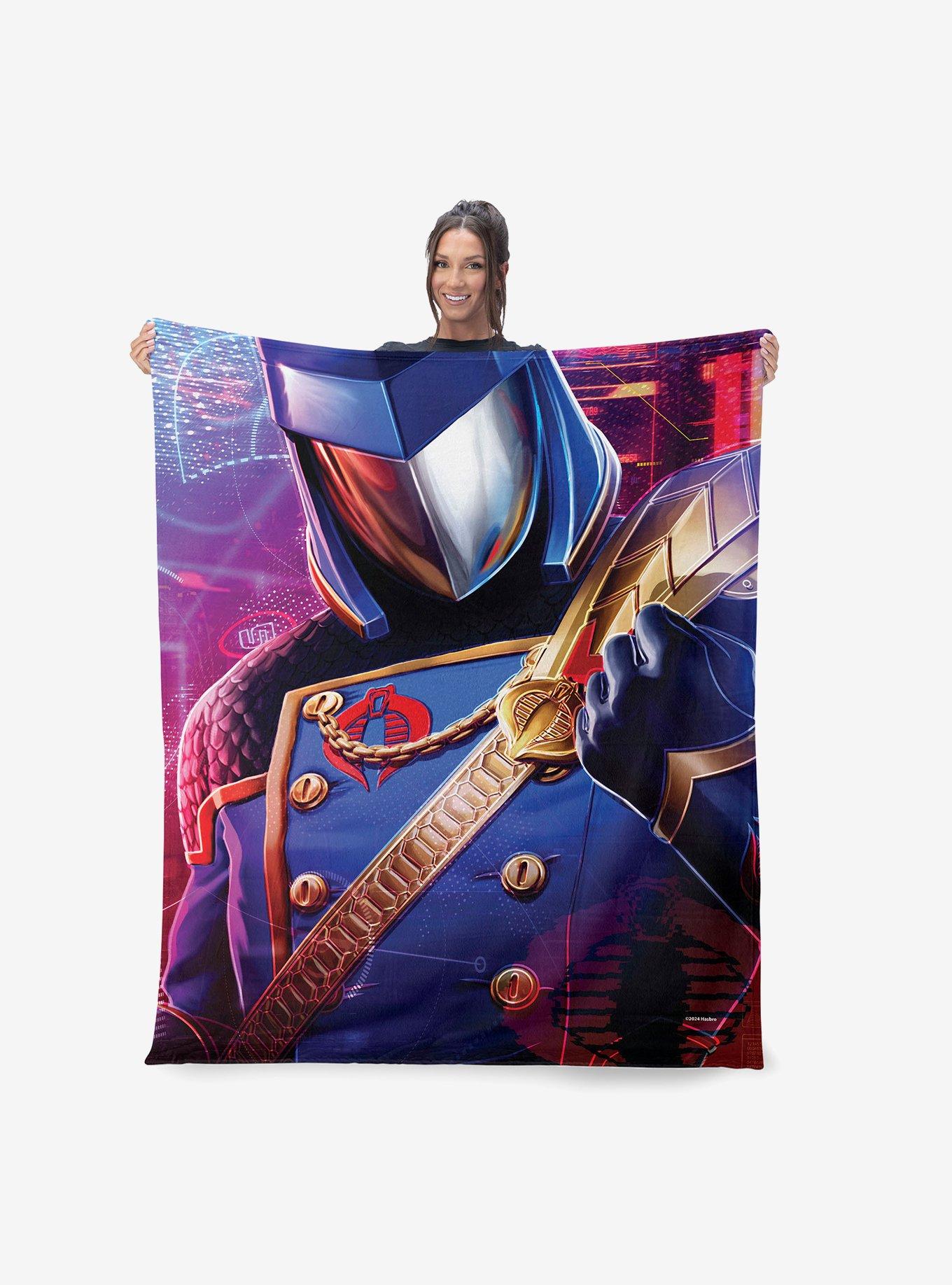 GI Joe Profile Gallery Cobra Commander Silk Touch Throw Blanket, , hi-res