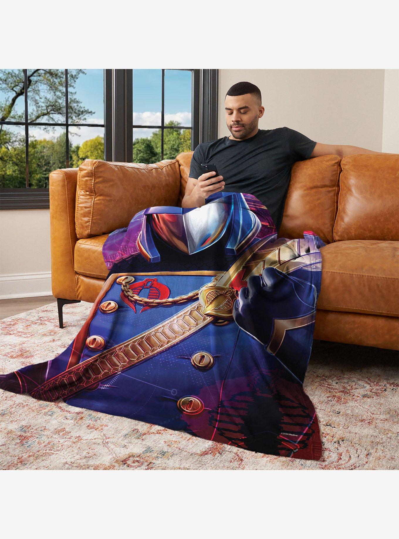 GI Joe Profile Gallery Cobra Commander Silk Touch Throw Blanket, , alternate