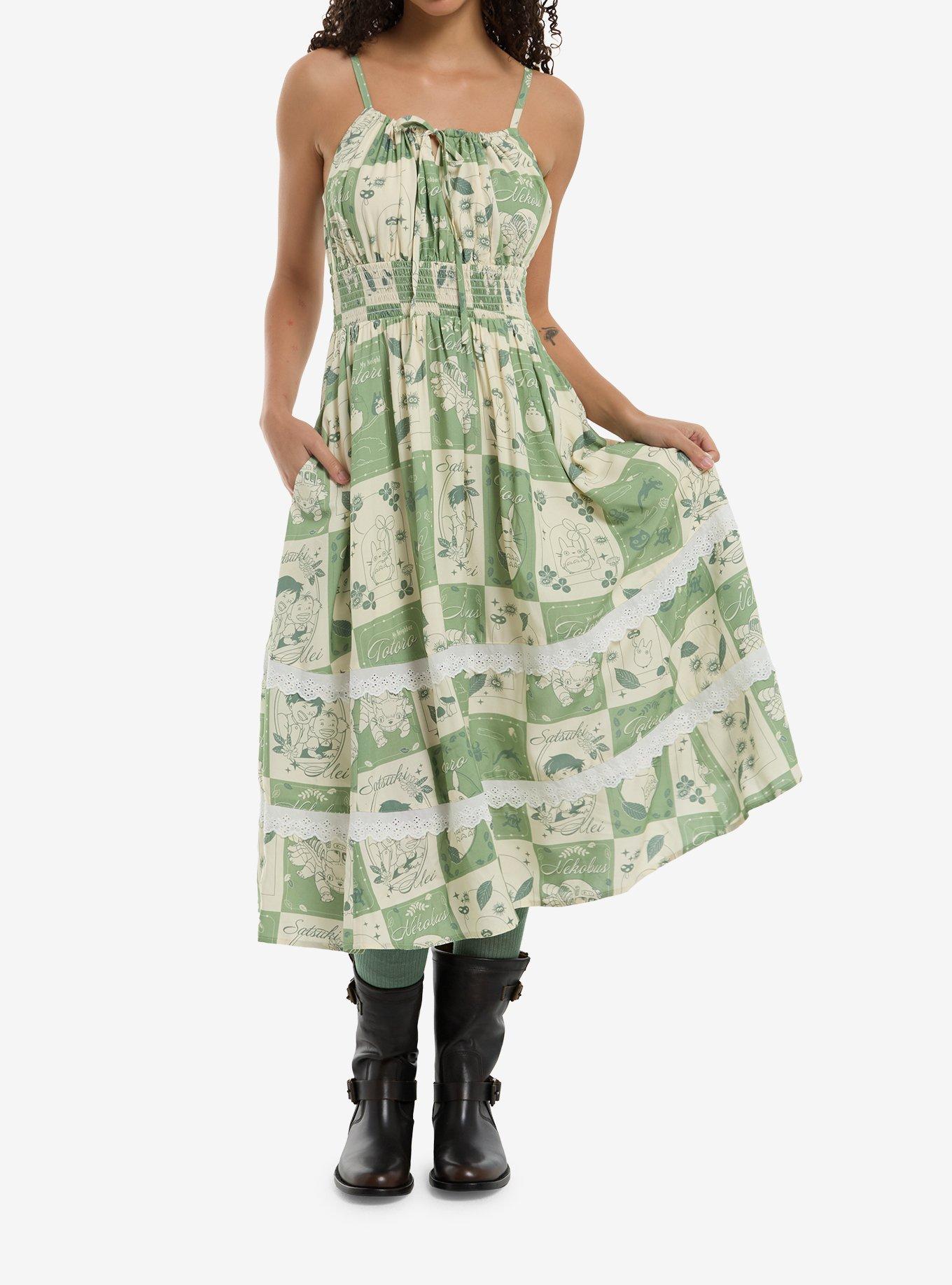 Studio Ghibli&reg; My Neighbor Totoro Poster Midi Dress, , hi-res