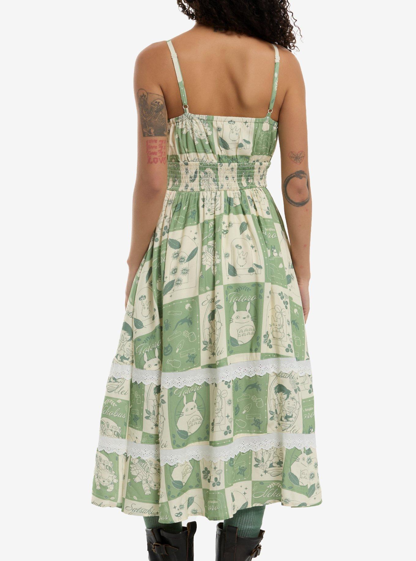 Studio Ghibli&reg; My Neighbor Totoro Poster Midi Dress, MULTI, alternate