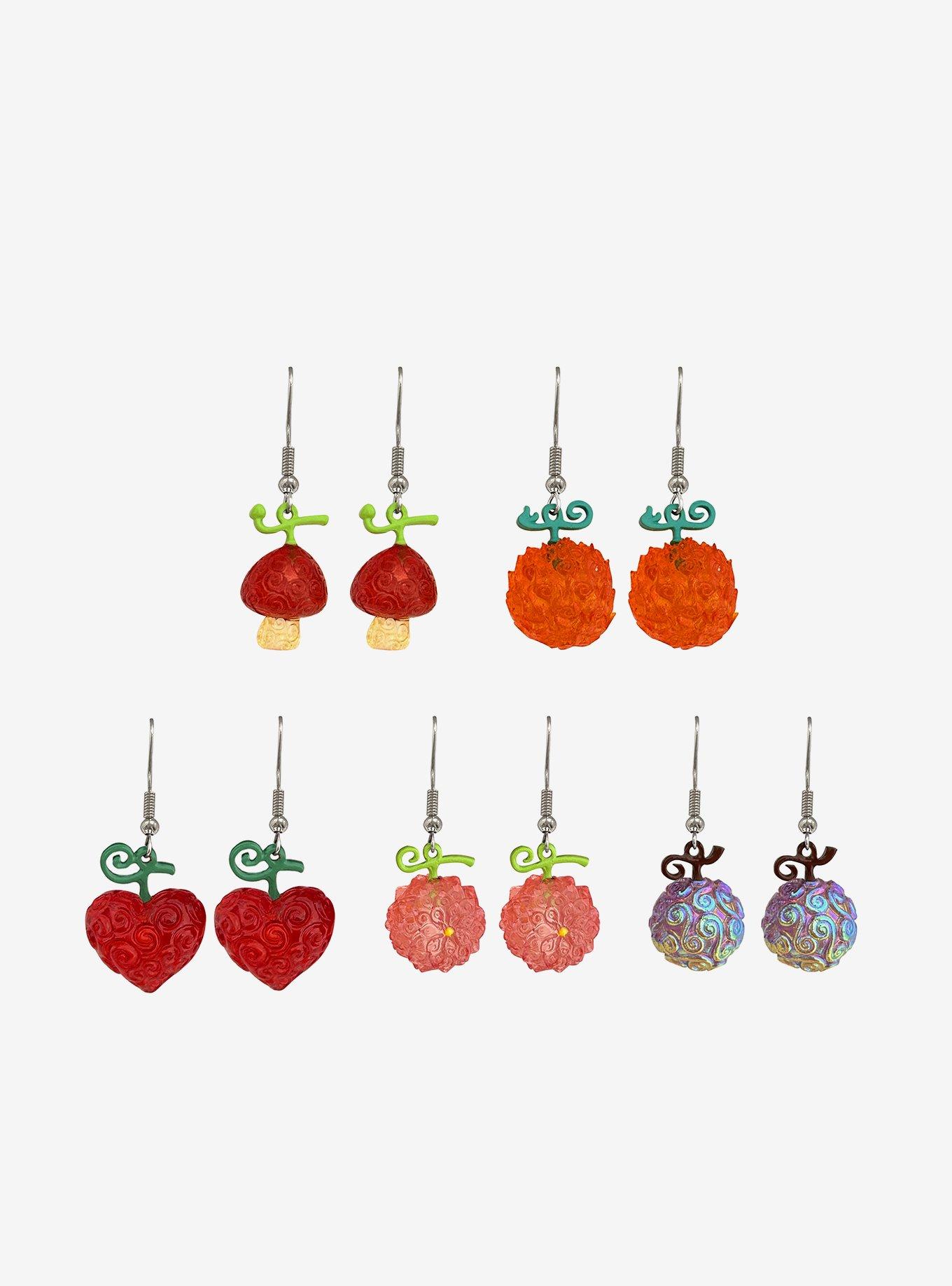 One Piece Devil Fruit Resin Charm Earring Set, , hi-res