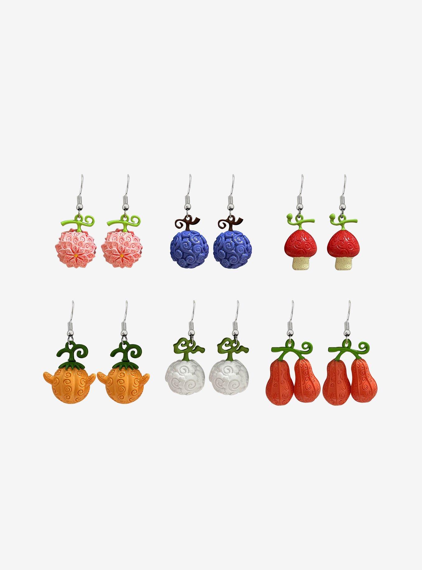 One Piece Alabasta Arc Devil Fruits Earring Set, , hi-res