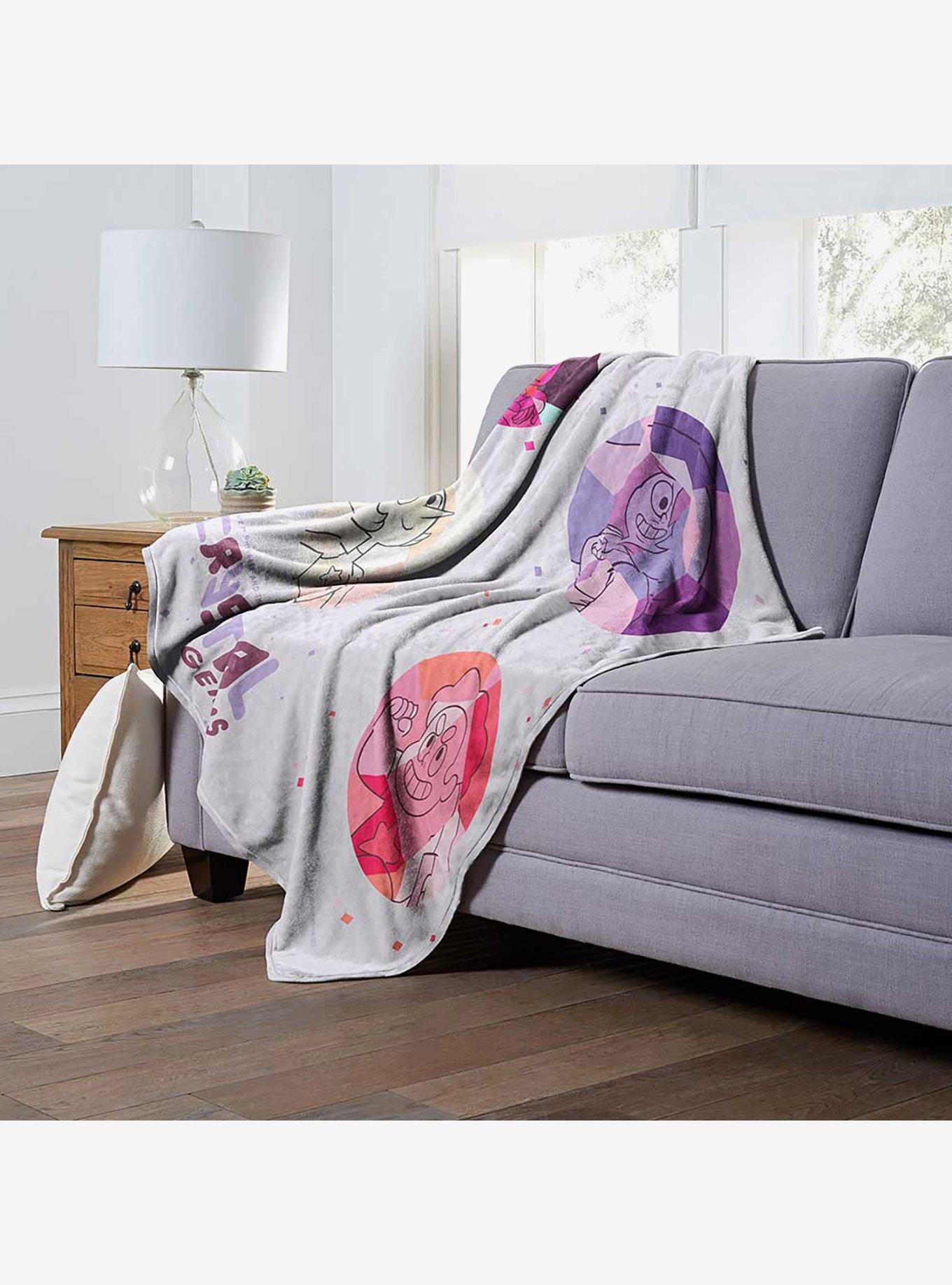 Cartoon Network's Steven Universe Gems Together Silk Touch Throw Blanket, , alternate
