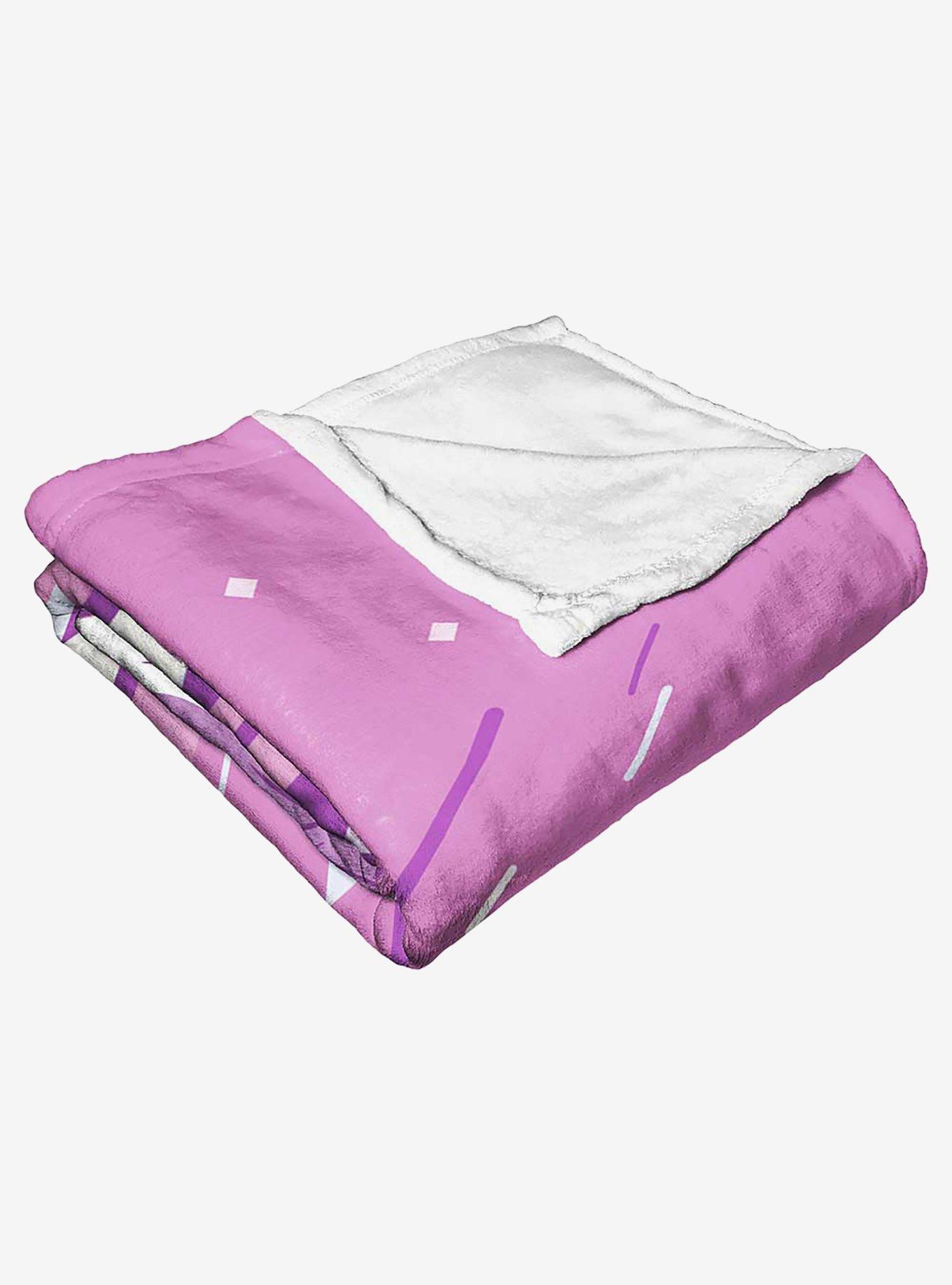 Steven Universe Amethyst Crystal Burst Silk Touch Throw Blanket, , alternate