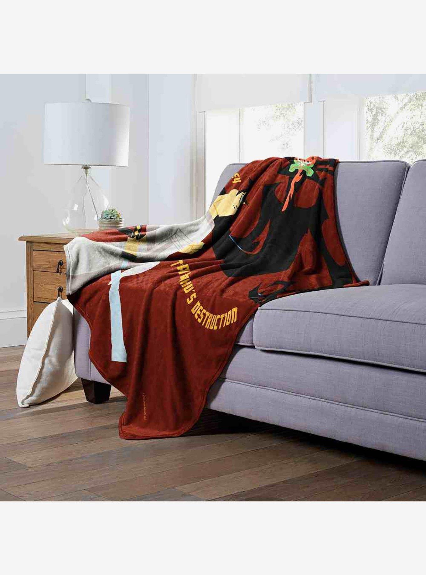 Samurai Jack Jack Versus Aku Silk Touch Throw Blanket, , alternate