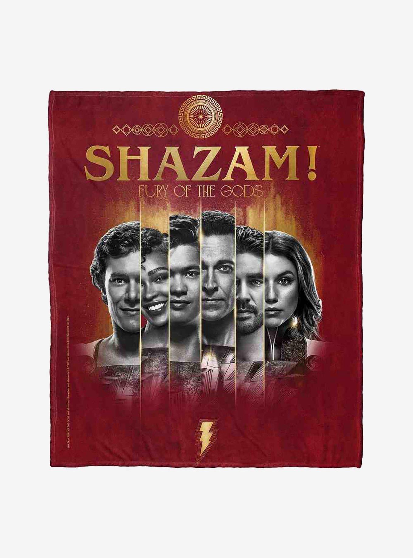 DC Comics Shazam Super Family Silk Touch Throw Blanket, , hi-res