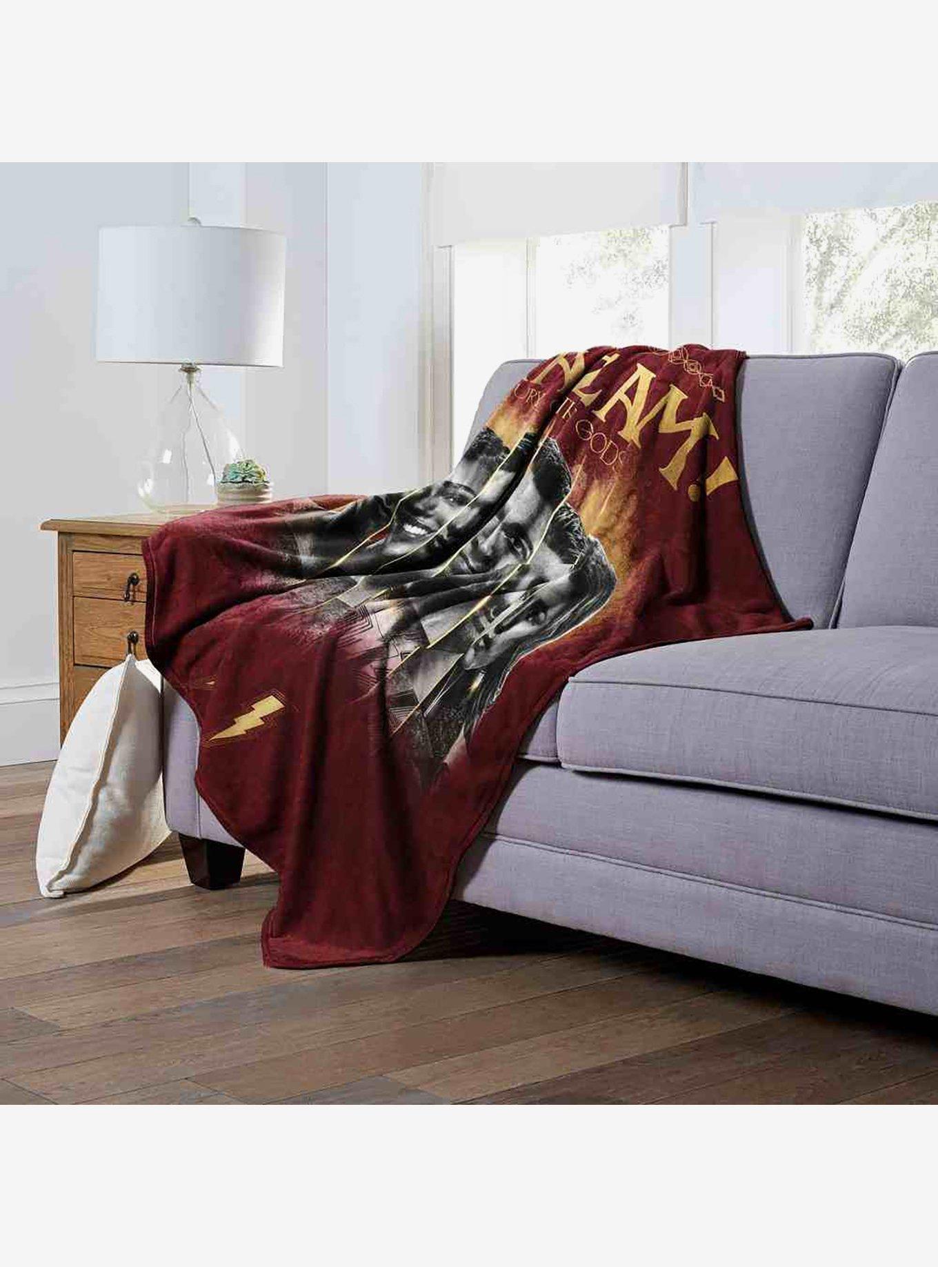 DC Comics Shazam Super Family Silk Touch Throw Blanket, , alternate