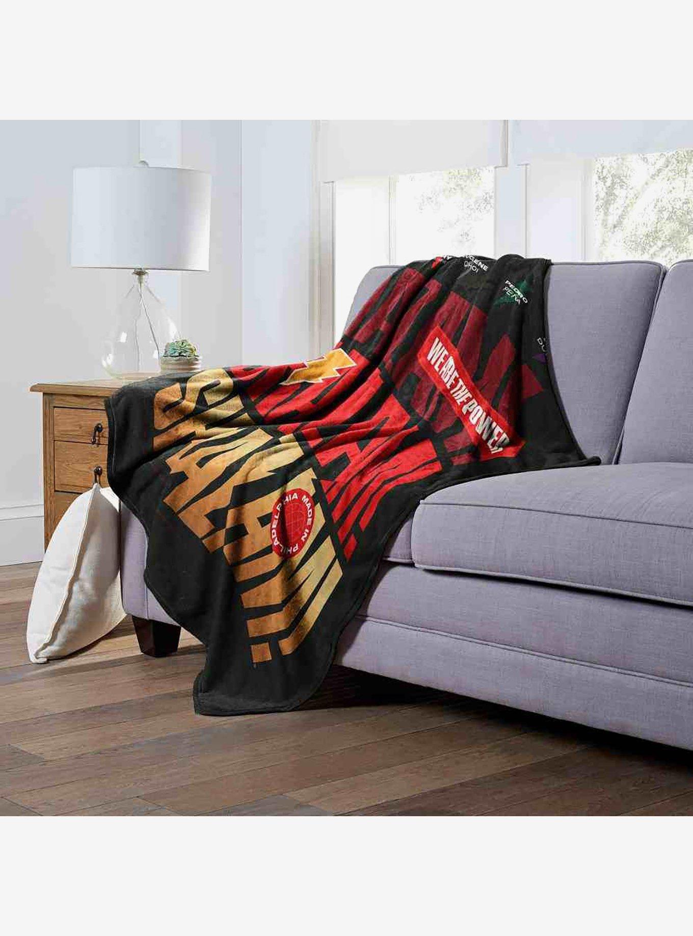 DC Comics Shazam Triple Shazam Silk Touch Throw Blanket, , alternate