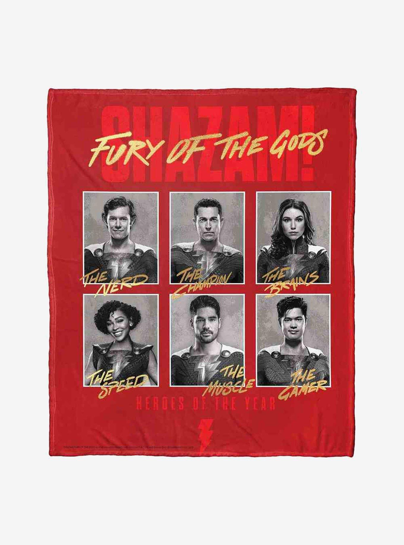 DC Comics Shazam Heros Of The Year Silk Touch Throw Blanket, , hi-res