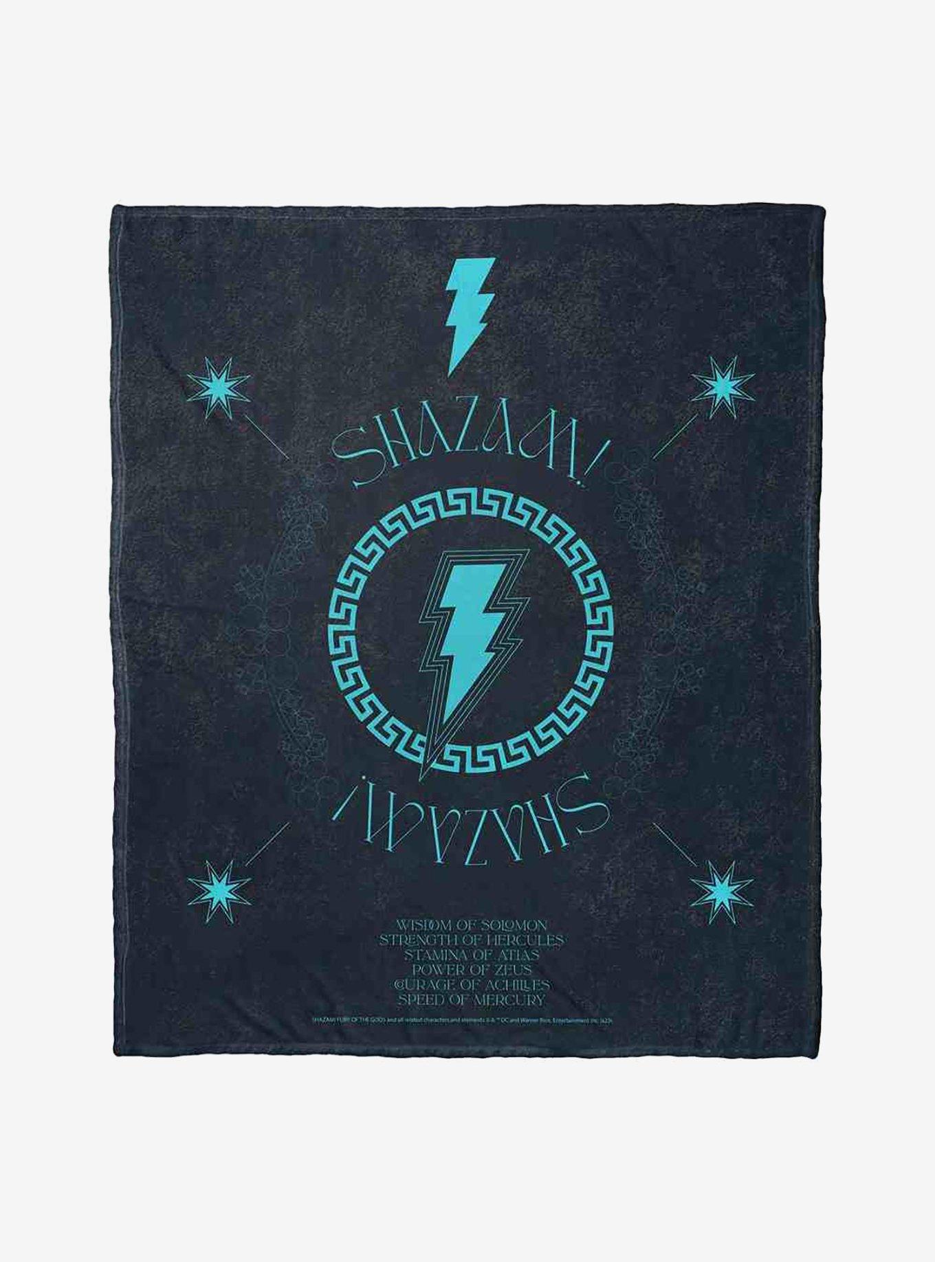 DC Comics Shazam Green Glow Silk Touch Throw Blanket, , hi-res