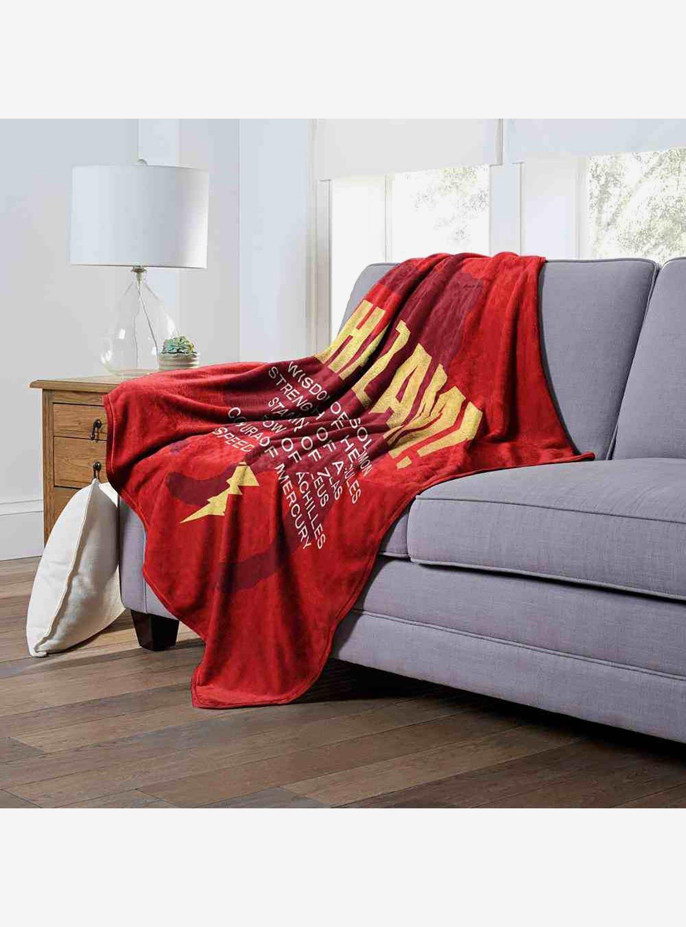DC Comics Shazam List Of Powers Silk Touch Throw Blanket, , alternate
