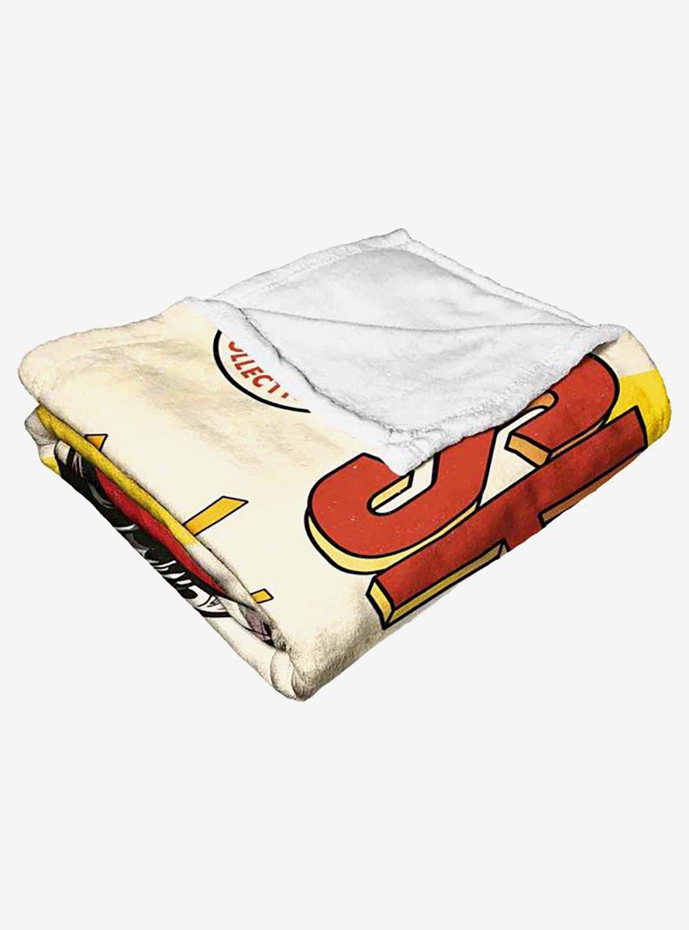 DC Comics Shazam Comic Cover Silk Touch Throw Blanket, , alternate