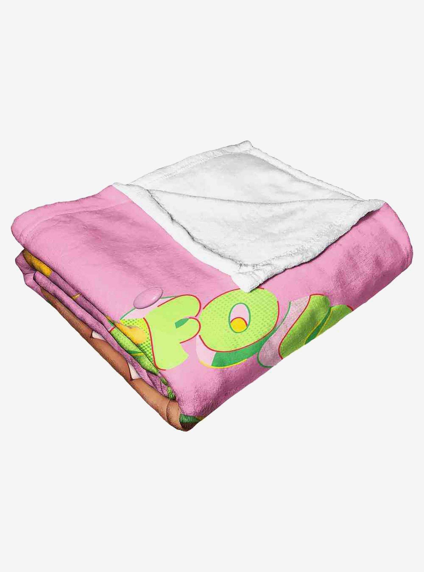 Elf Four Food Groups Pink Silk Touch Throw Blanket, , alternate