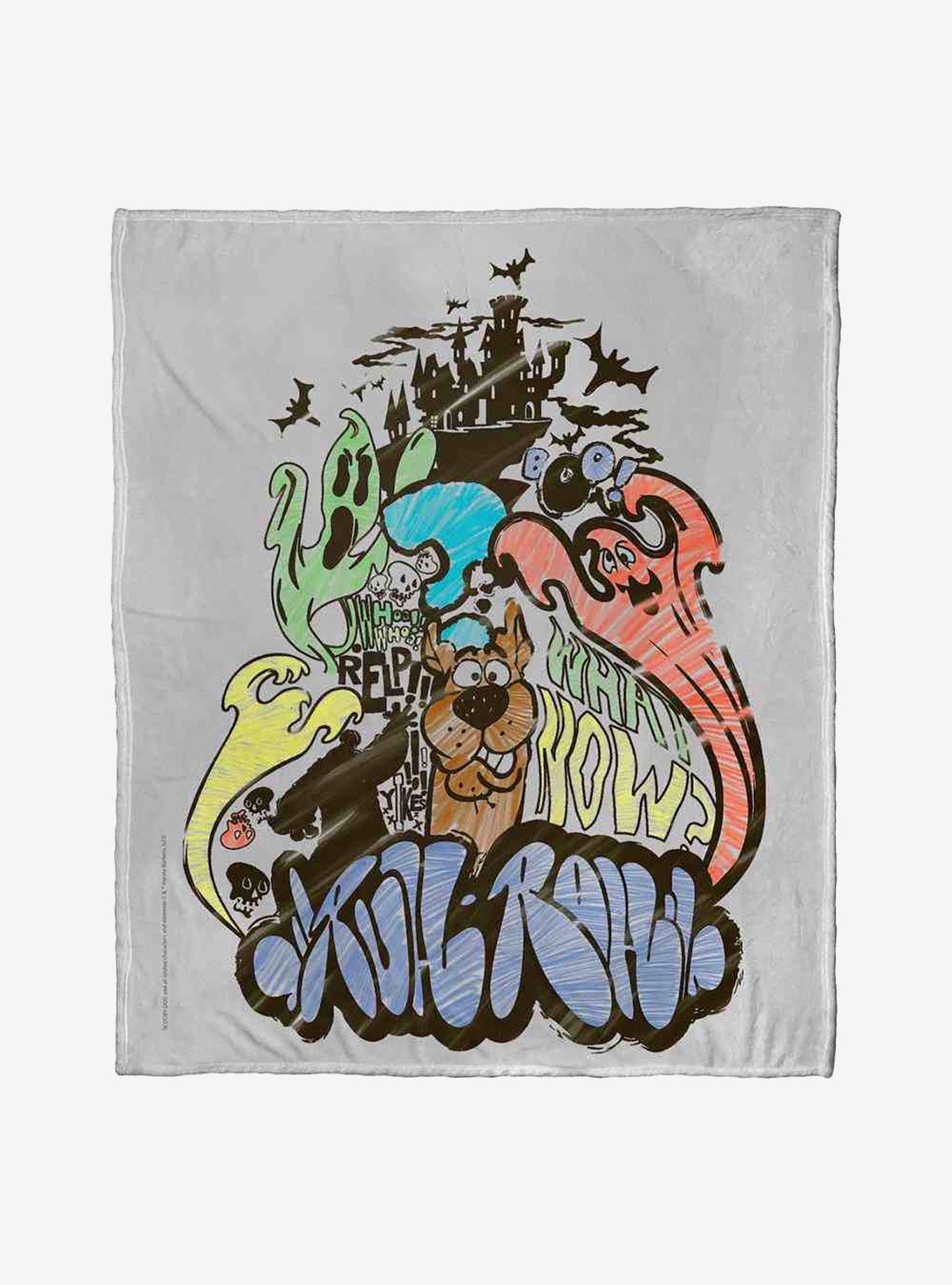 Scooby-Doo! Scooby Graffiti Silk Touch Throw Blanket, , hi-res