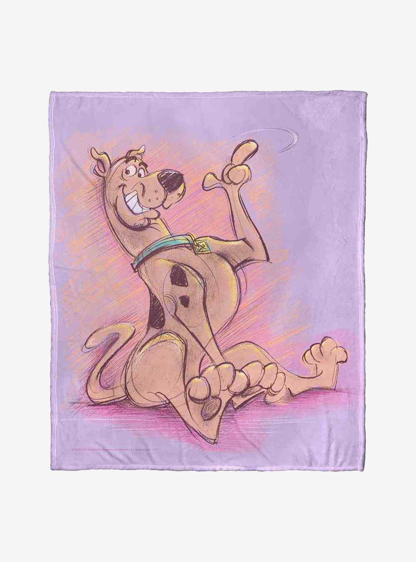 Scooby-Doo! Sketchy Scooby Silk Touch Throw Blanket, , hi-res