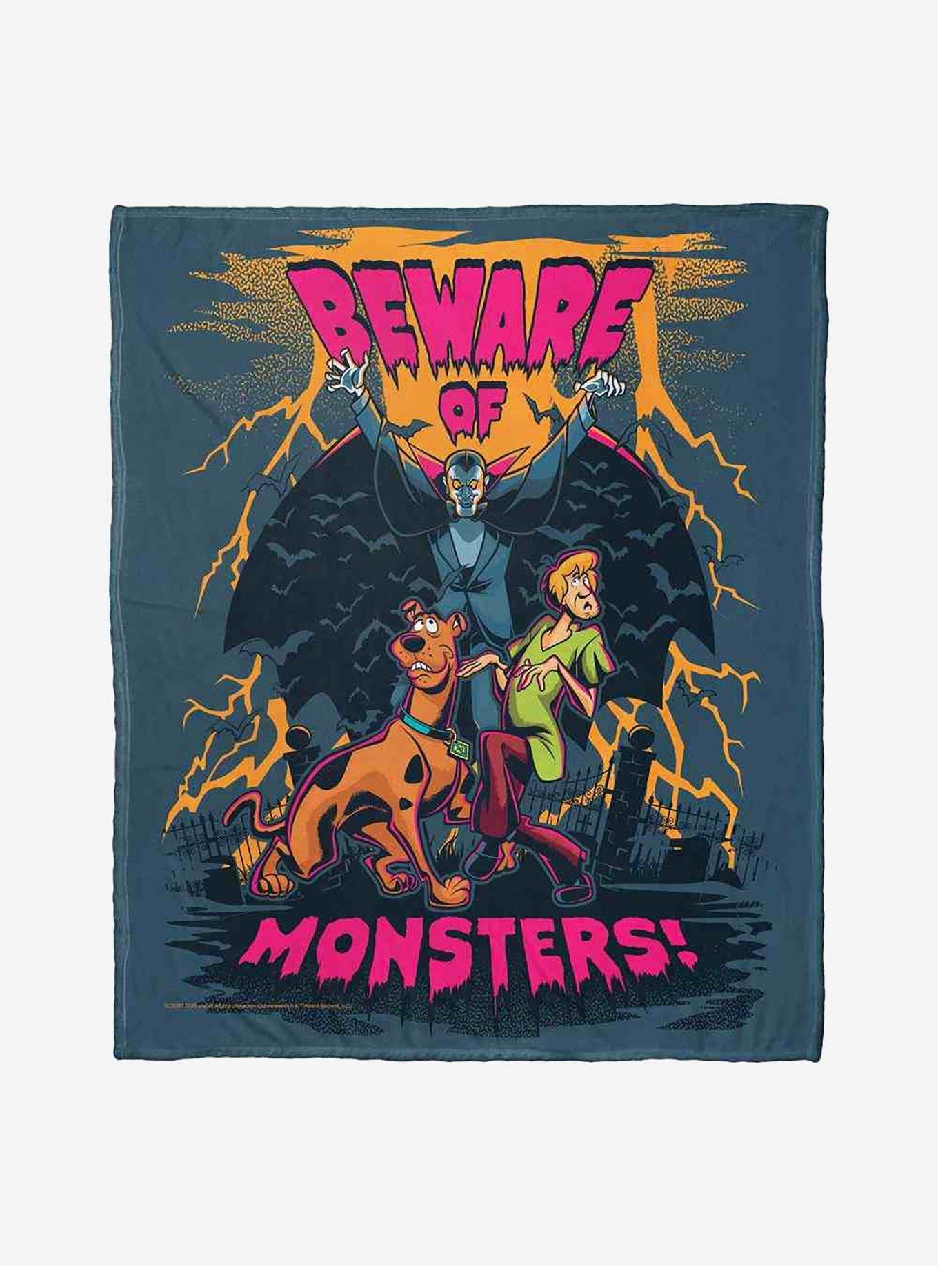 Scooby-Doo! Beware Of Monsters Silk Touch Throw Blanket, , hi-res
