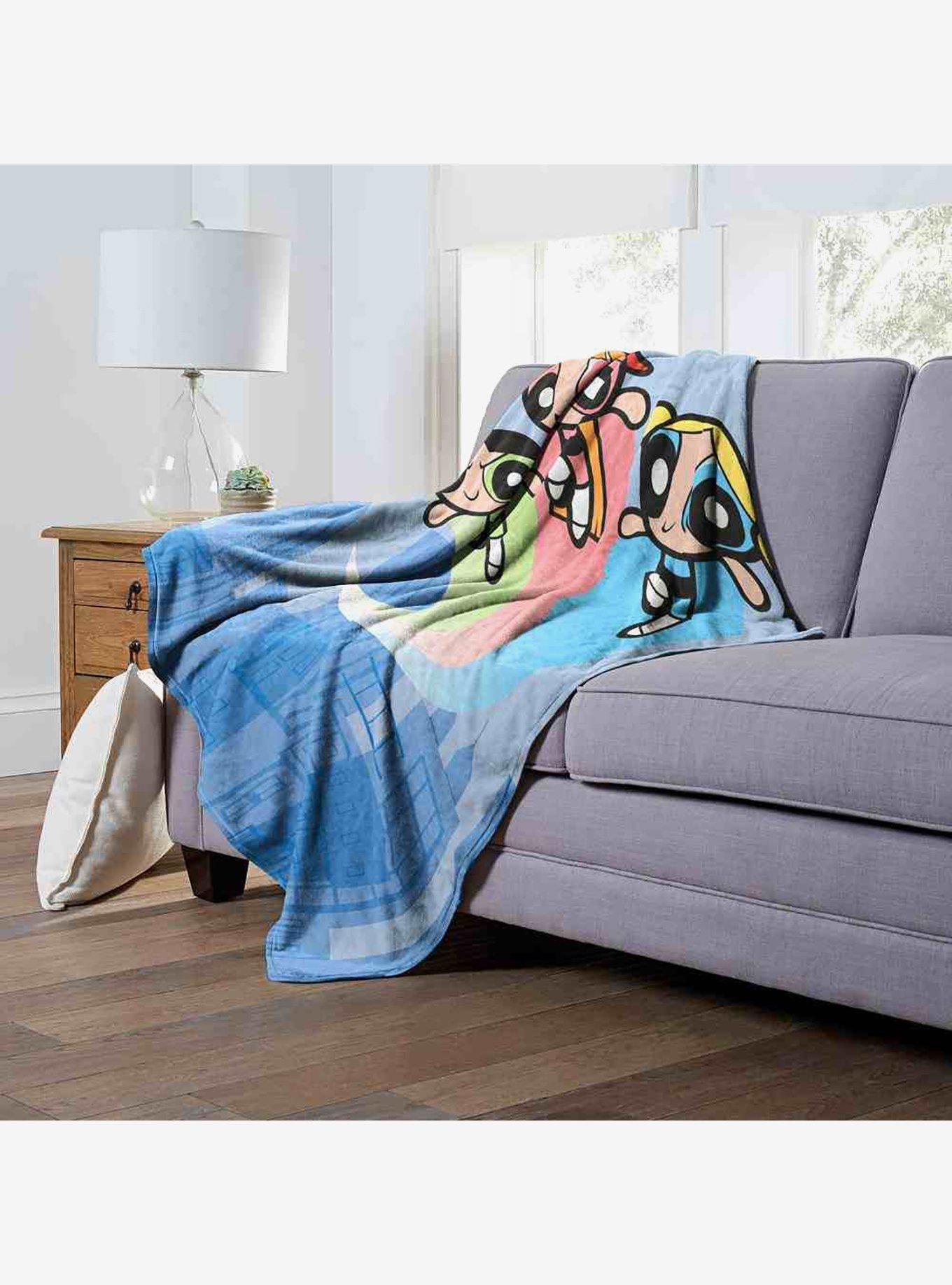 Powerpuff Girls Protectors Of Townsville Silk Touch Throw Blanket, , alternate