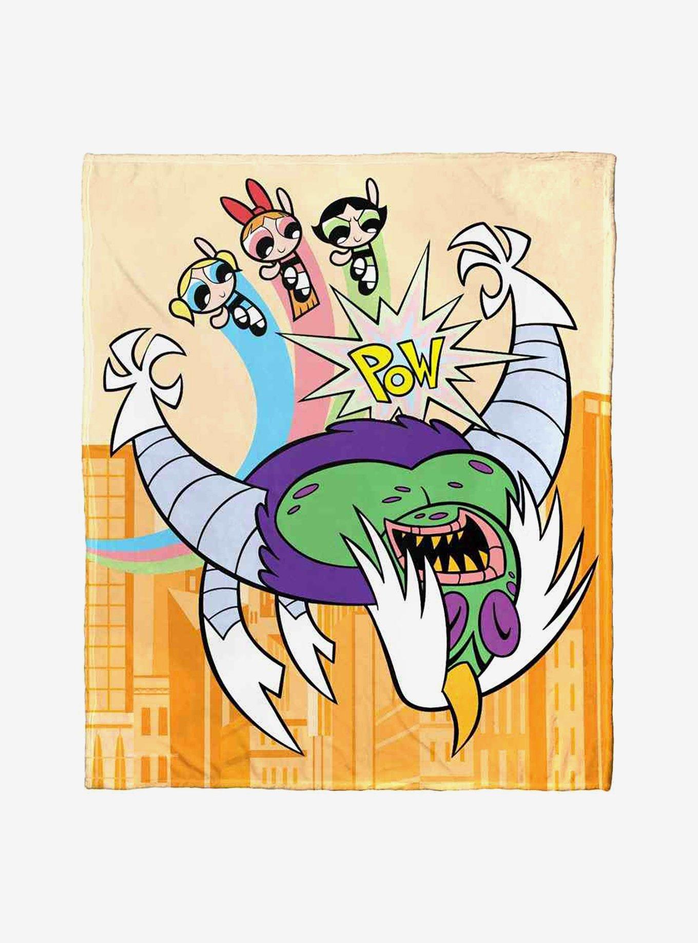 Powerpuff Girls Saving The Day Silk Touch Throw Blanket, , hi-res