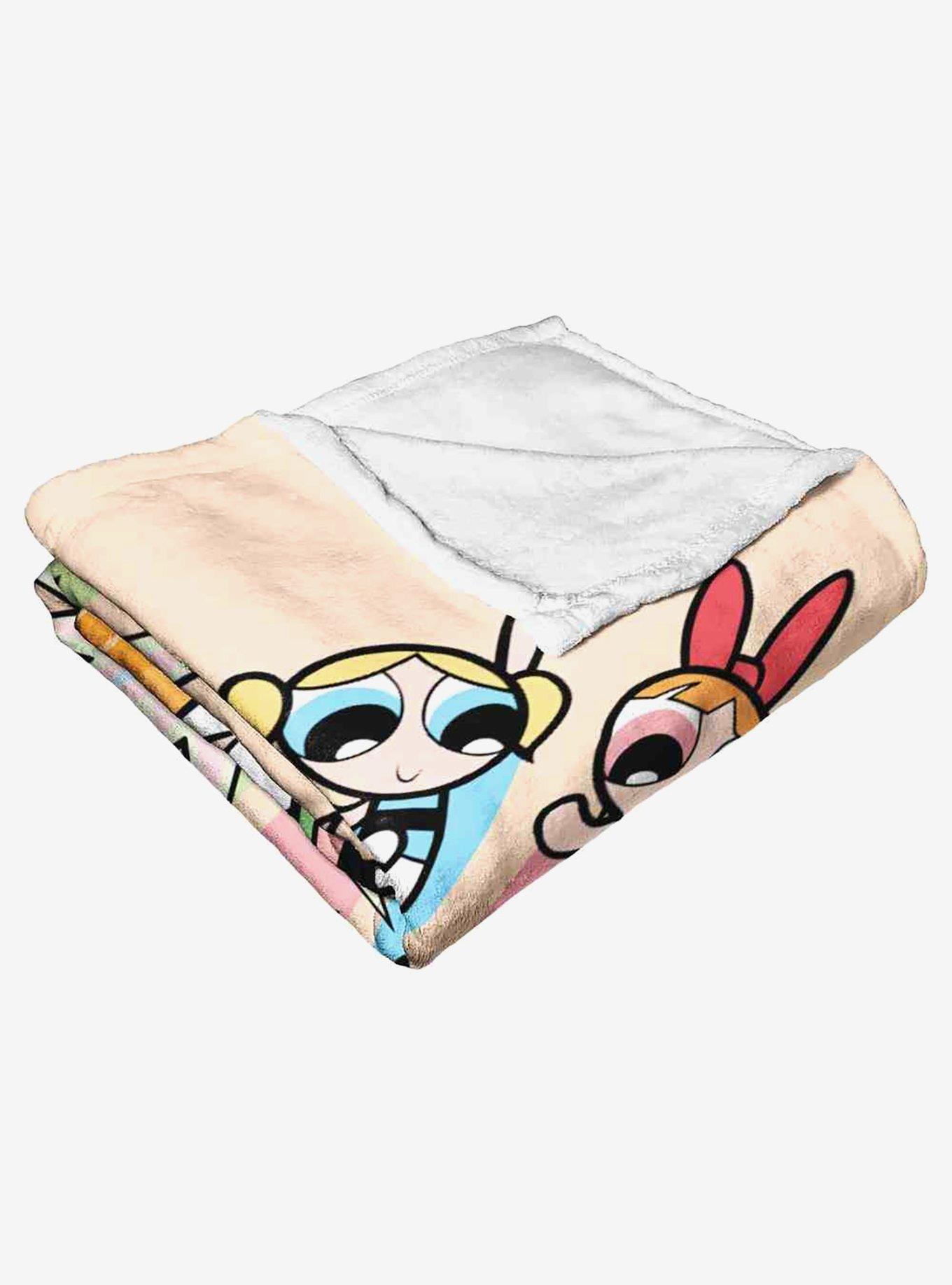 Powerpuff Girls Saving The Day Silk Touch Throw Blanket, , alternate