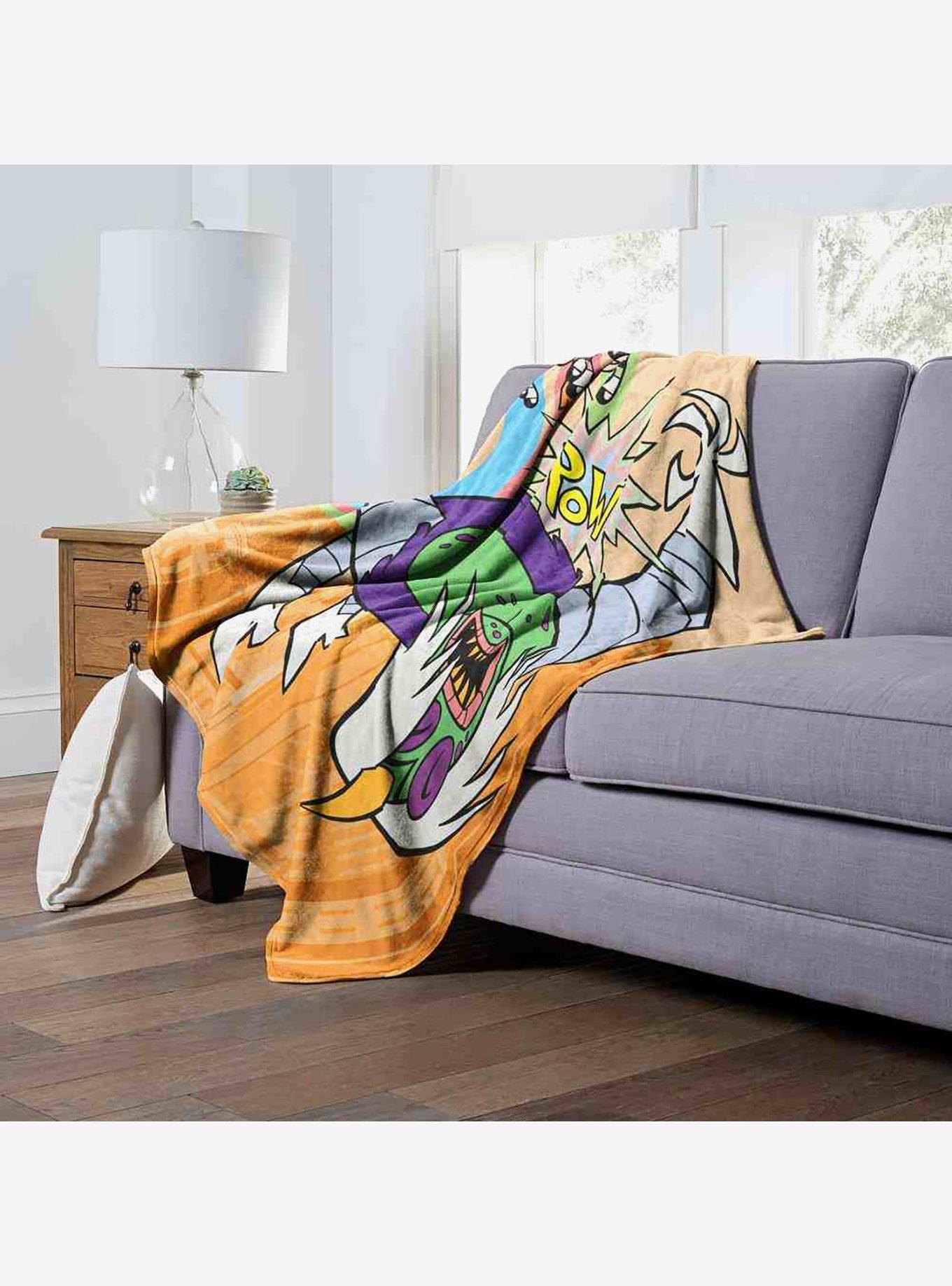 Powerpuff Girls Saving The Day Silk Touch Throw Blanket, , alternate