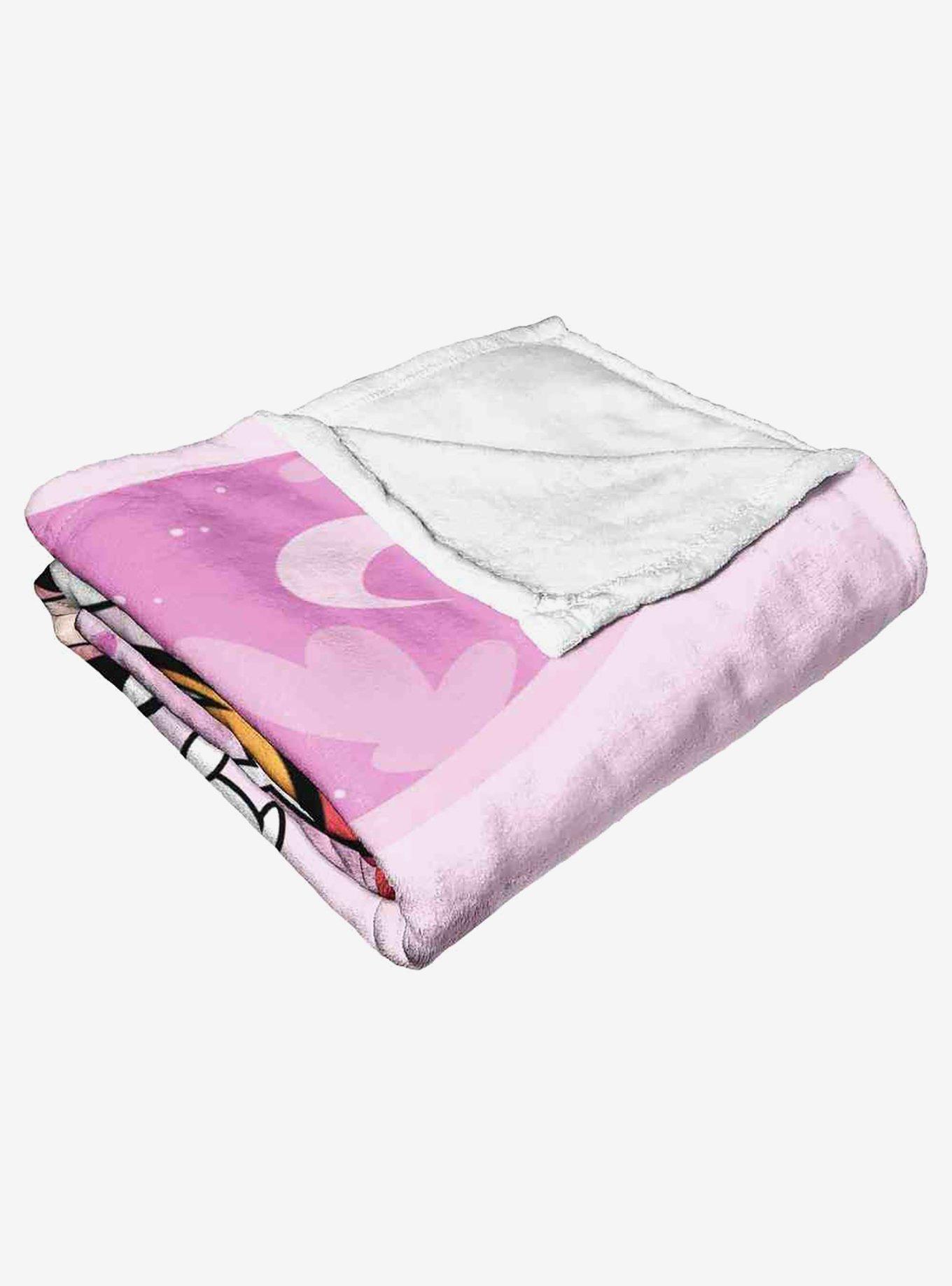 Powerpuff Girls Super Powered Pillowfight Silk Touch Throw Blanket, , alternate