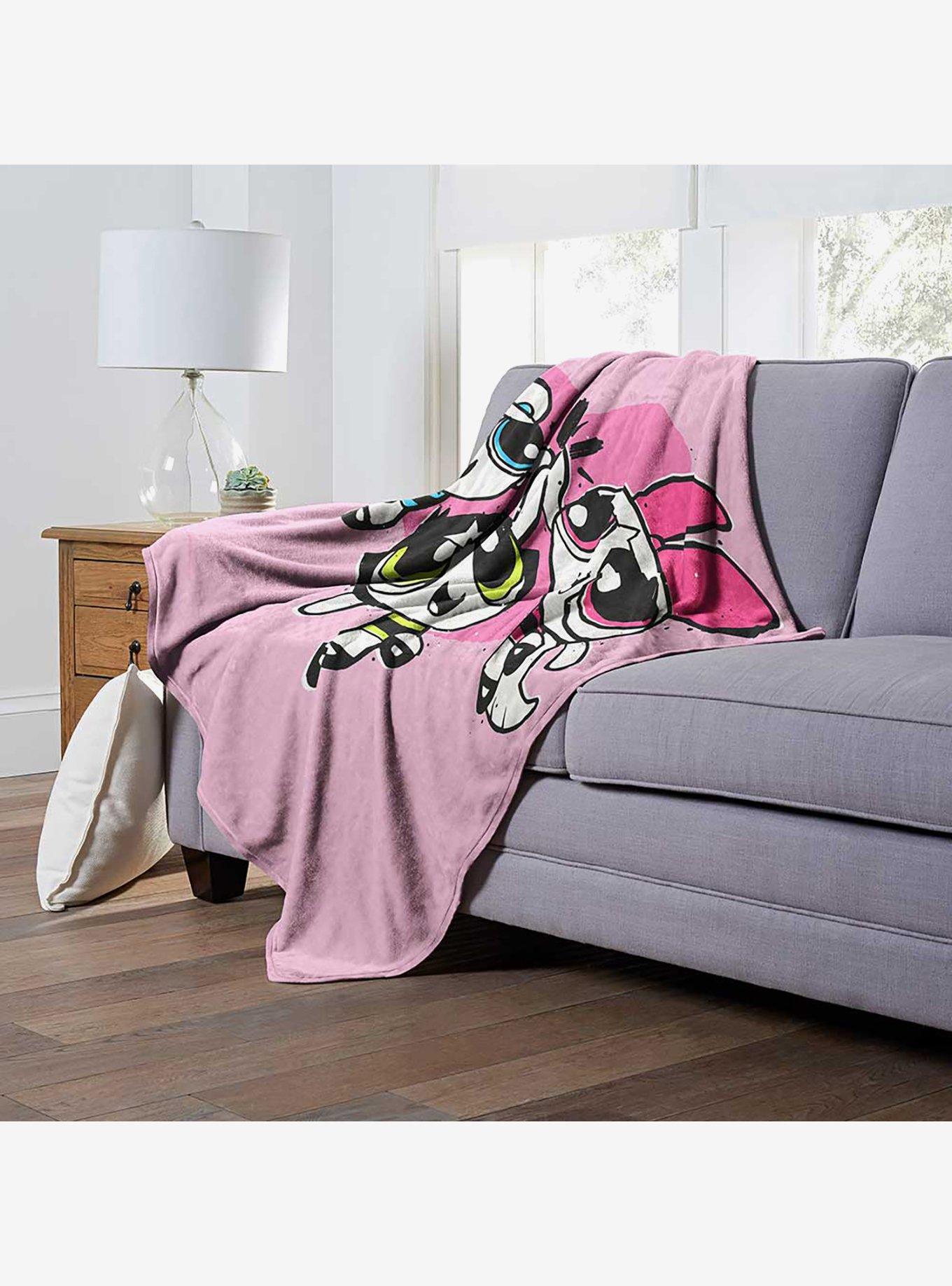 Powerpuff Girls Power Puff Together Silk Touch Throw Blanket, , alternate