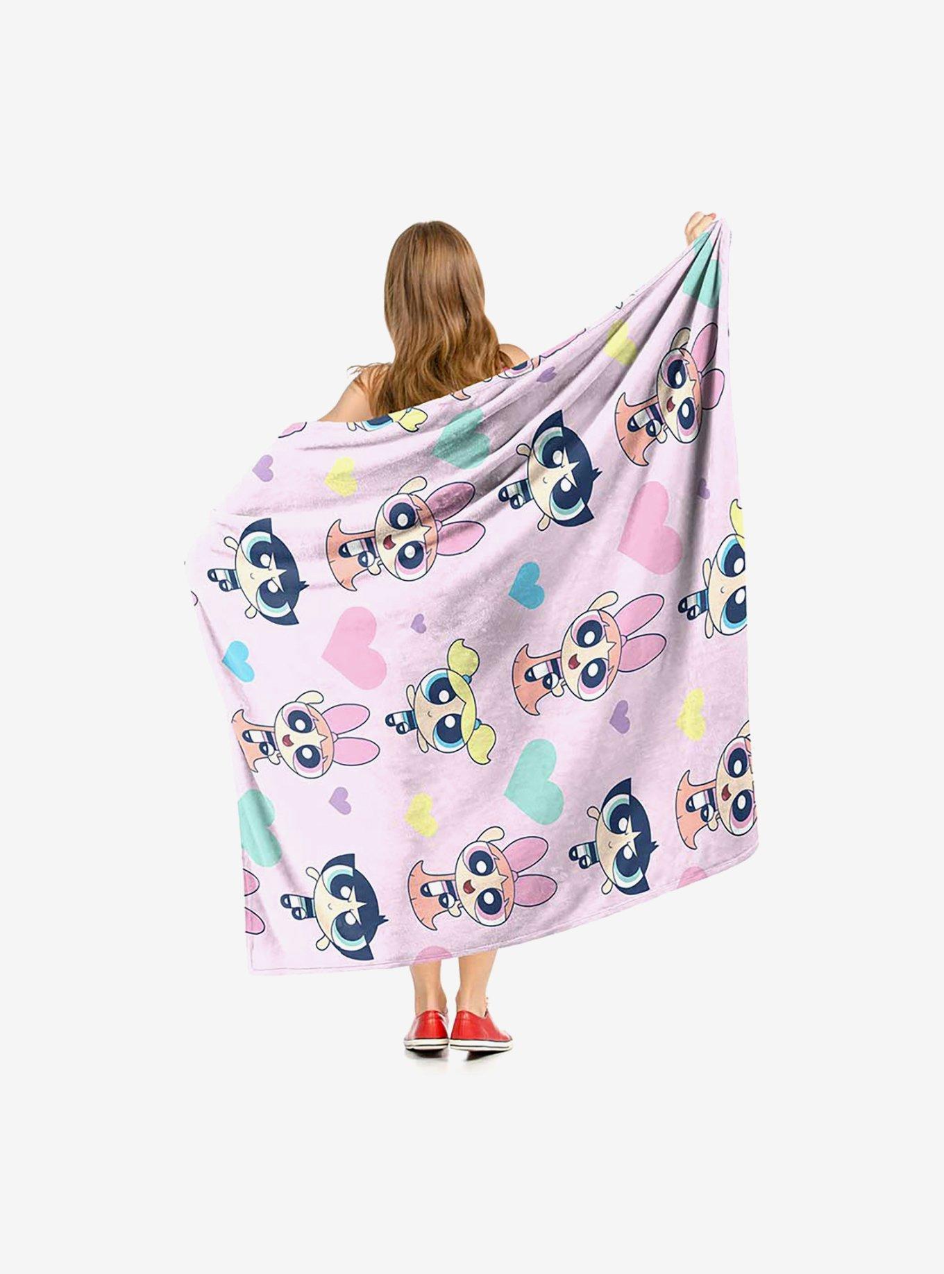 Powerpuff Girls Raindow Power Silk Touch Throw Blanket, , hi-res