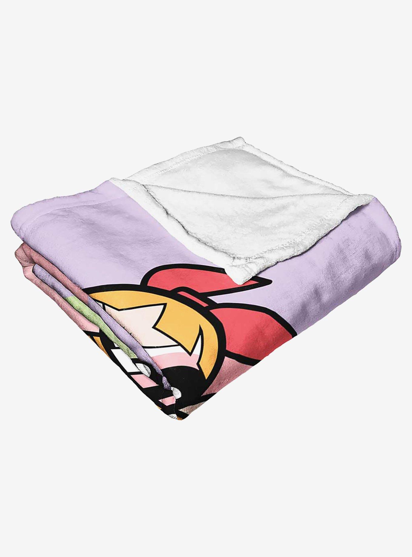 Powerpuff Girls Super Swirl Silk Touch Throw Blanket, , alternate