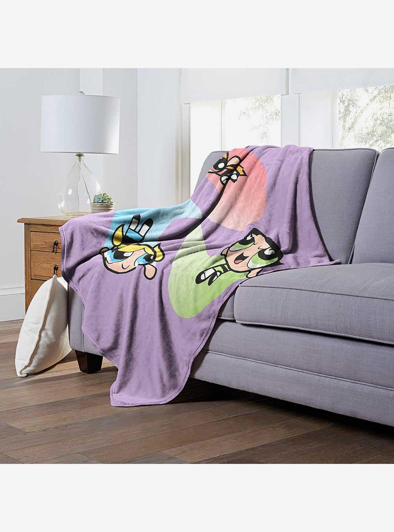 Powerpuff Girls Super Swirl Silk Touch Throw Blanket, , alternate