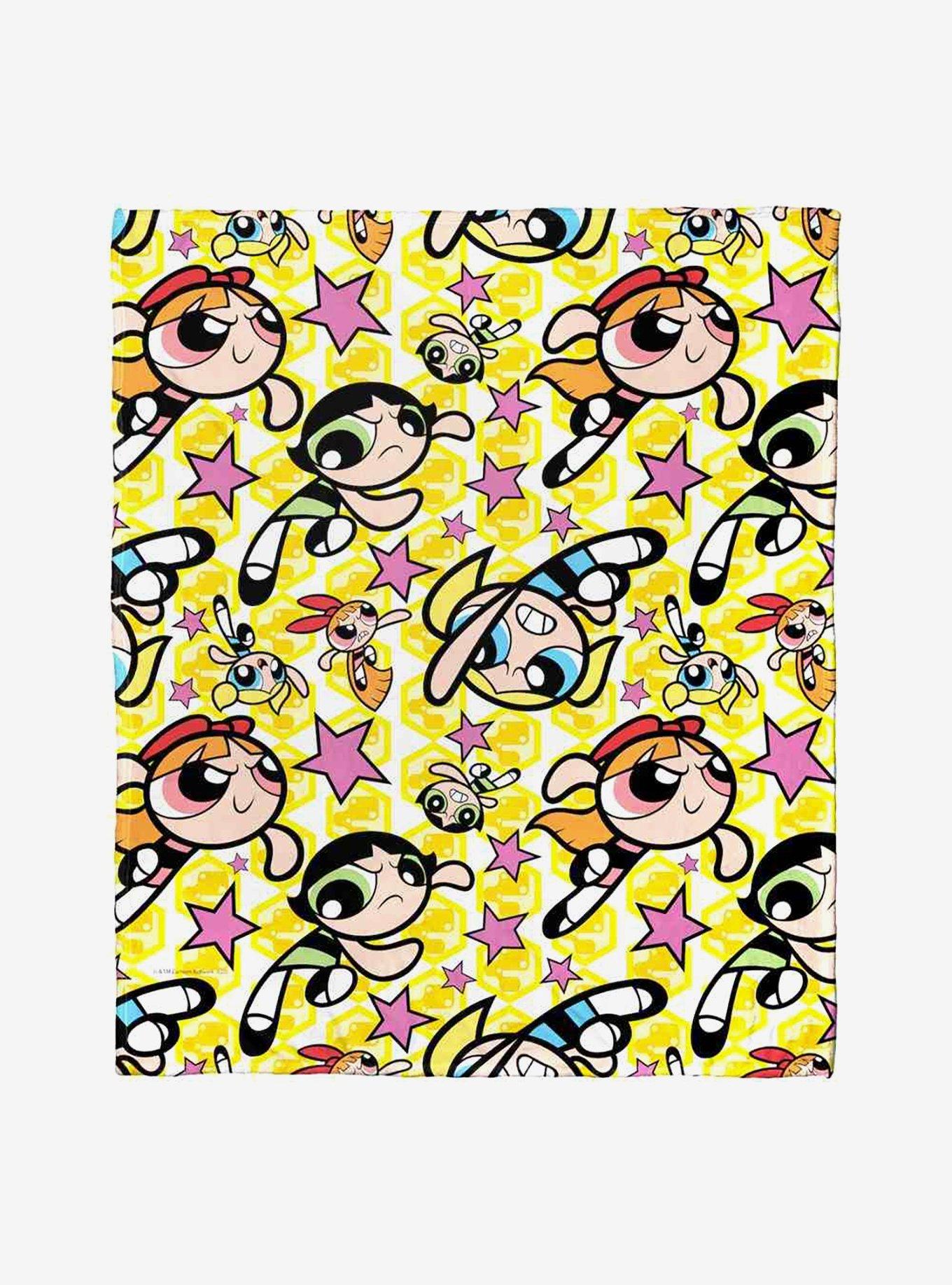 Powerpuff Girls Fighting Crime Silk Touch Throw Blanket, , hi-res