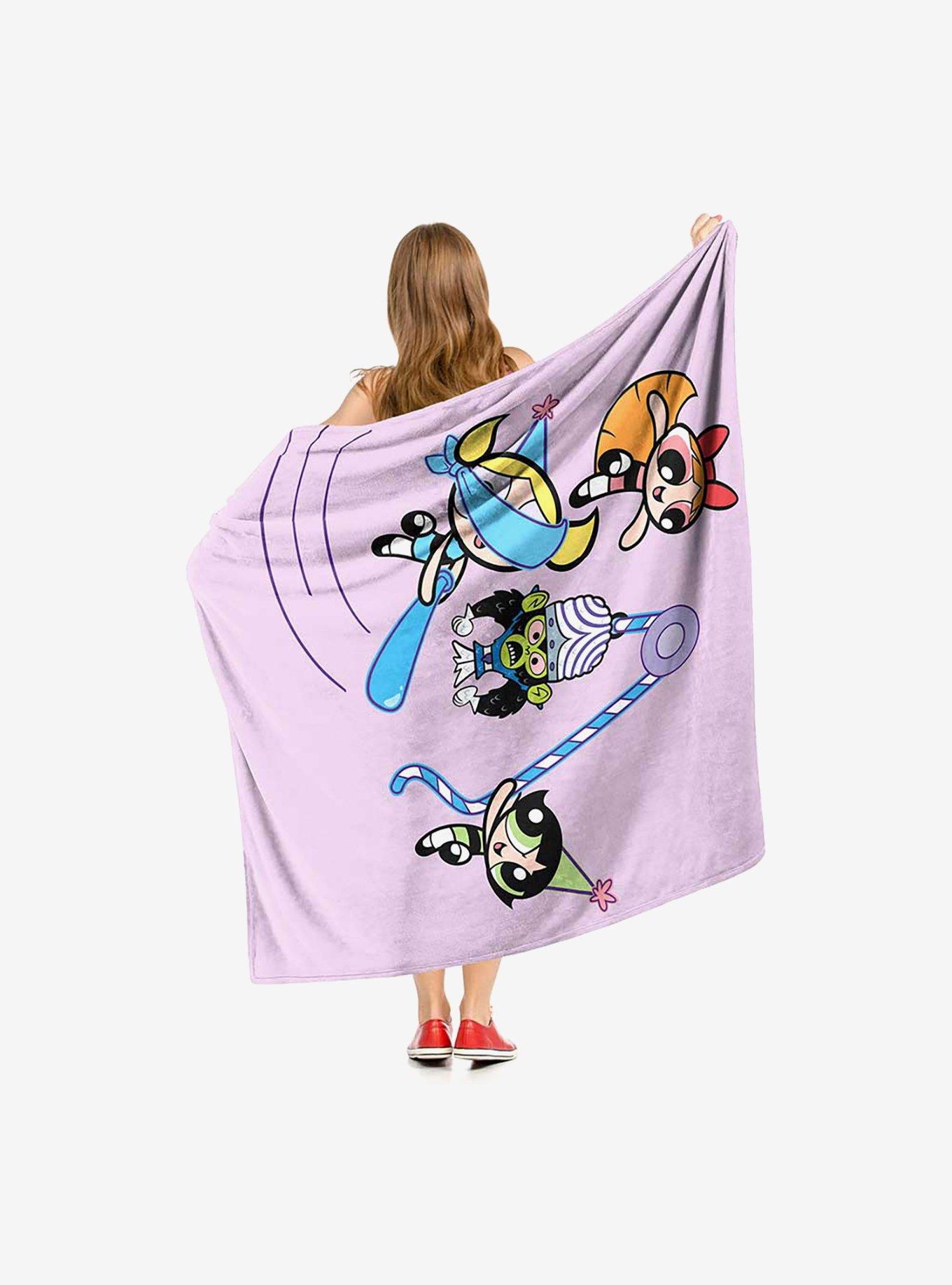 Powerpuff Girls Birthday Bash The Baddie Silk Touch Throw Blanket, , alternate